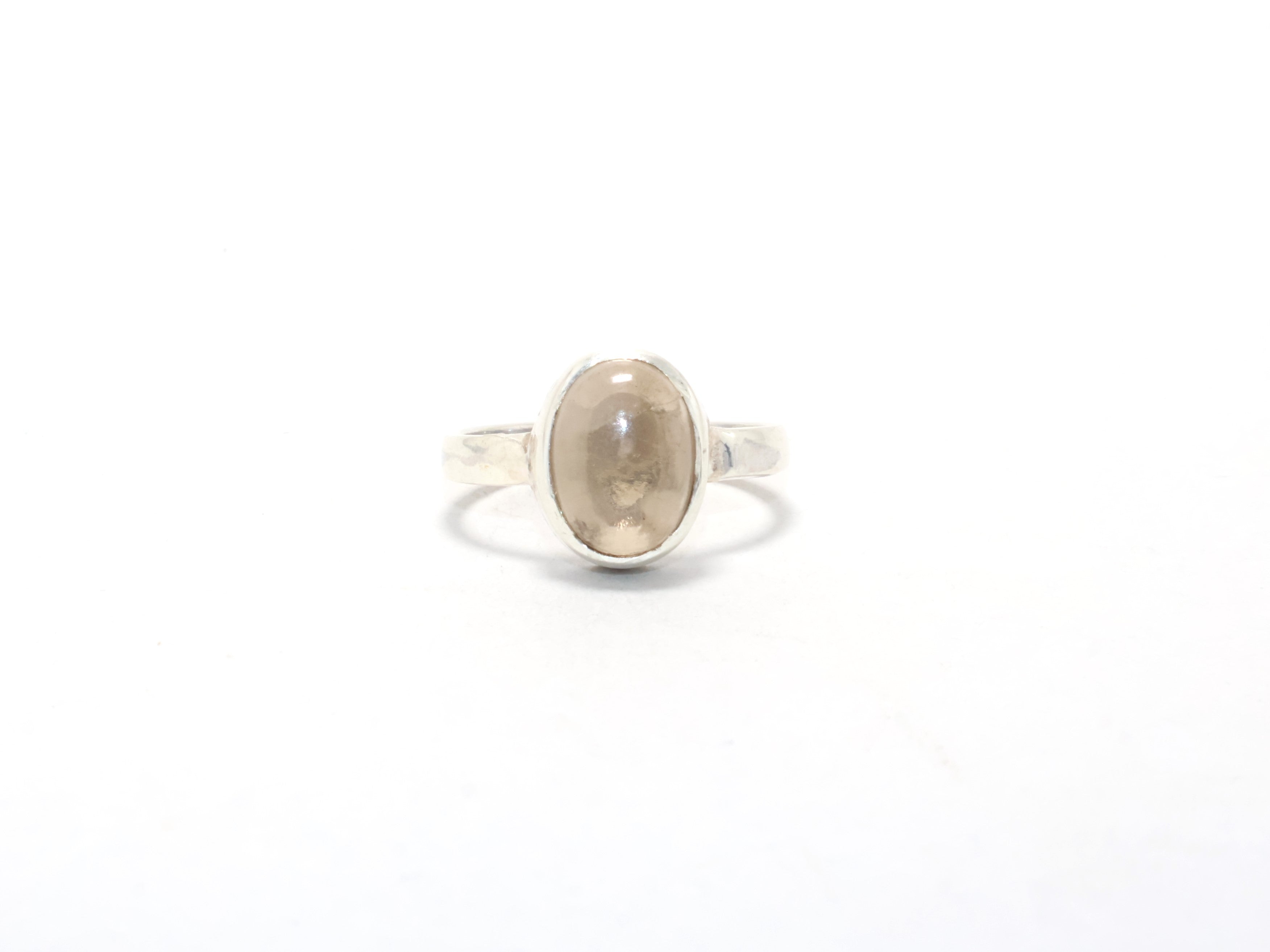 Ovaler Rauchquarzring 925 Sterling Silber Juni Geburtssteinring Versprechensring Geschenk für Sie, Boho Ring Edelsteinring Stapelbarer Ring Ringe für Frauen