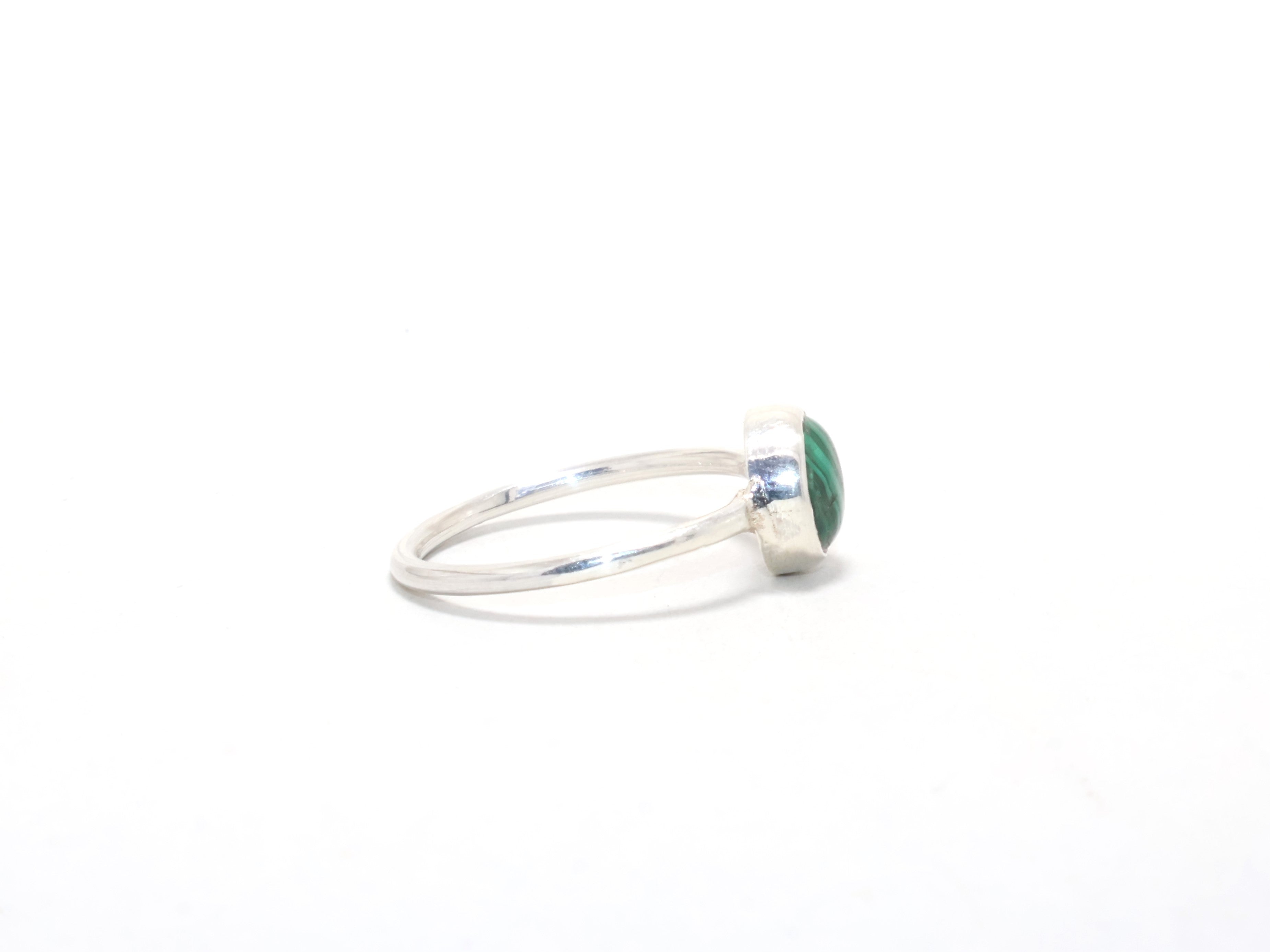 Natuurlijke Malachiet Ring Cadeau voor Meisjes Verjaardag Ring Groene Edelsteen Ring Belofte Ring 925 Sterling Zilveren Ring Malachiet Sieraden Cadeau voor Moeder