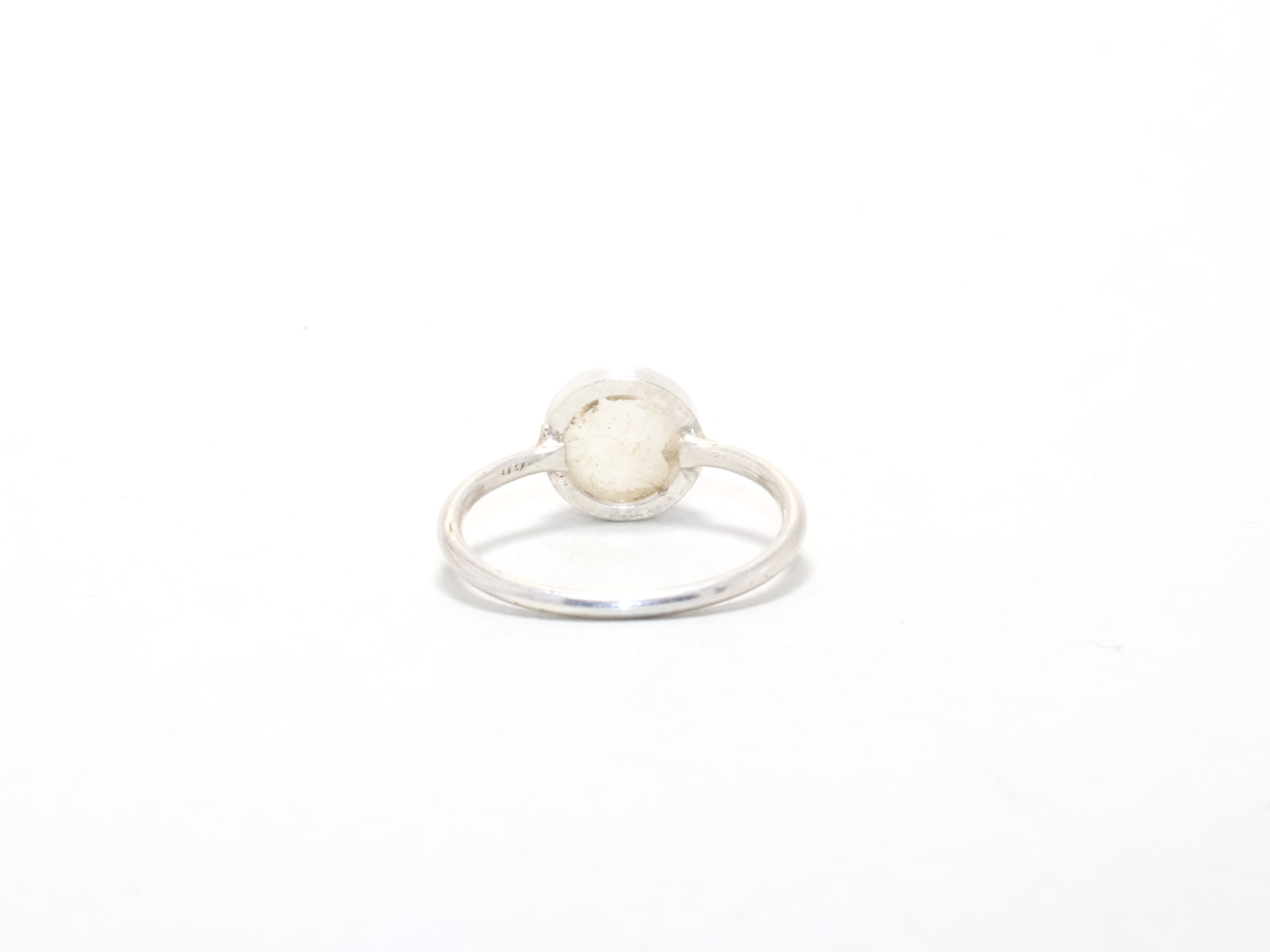 Kristallquarz-Ring Designer-Handarbeitsring 925 Sterling Silber Edelsteinring Geschenk für Sie Stapelring Handgefertigter Ring Alltagsring
