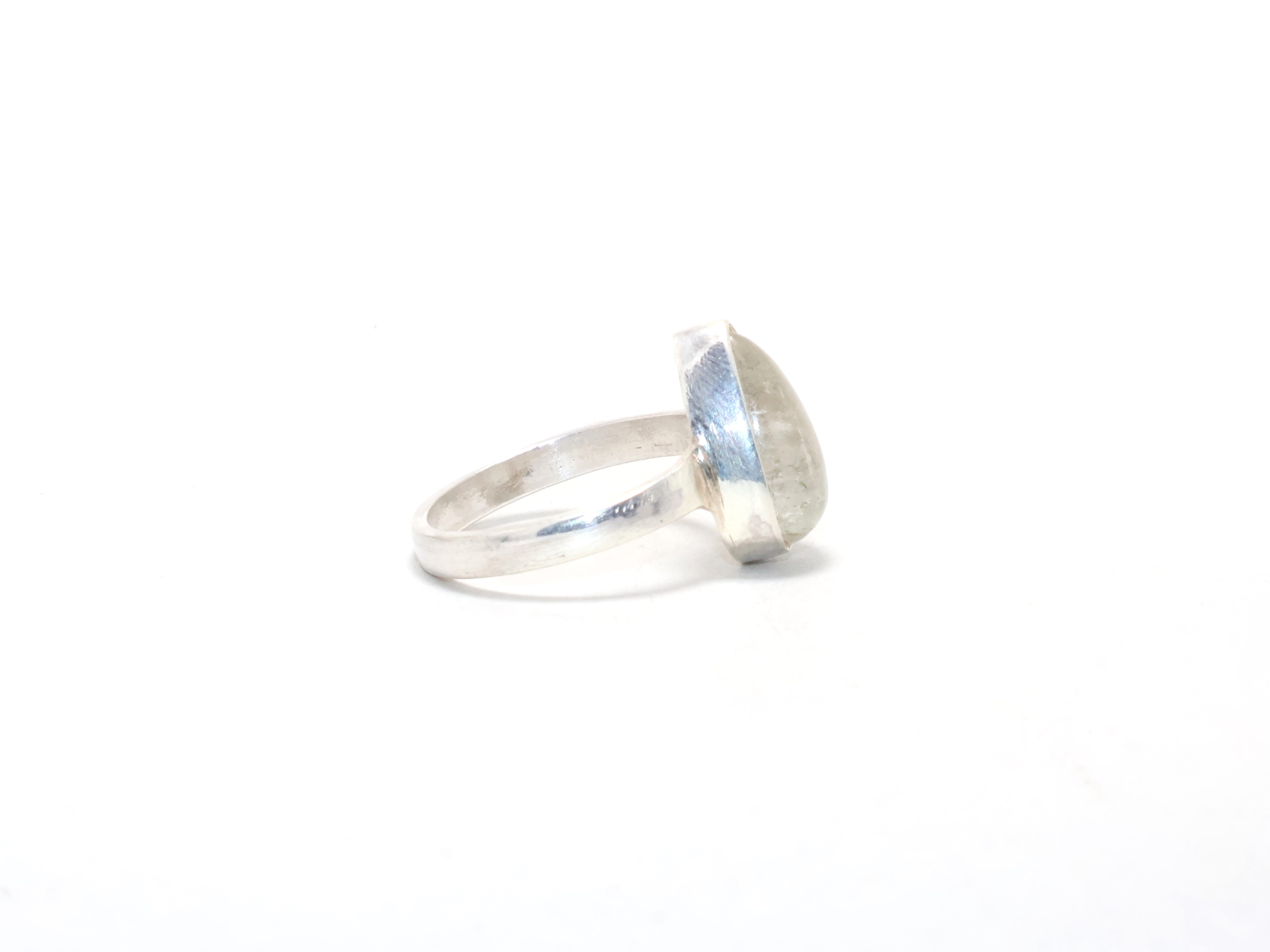 Kristallquarz Edelsteinring Designer Handgemachter Ring Geschenkidee Stapelring Für Frauen Zierlicher Ring