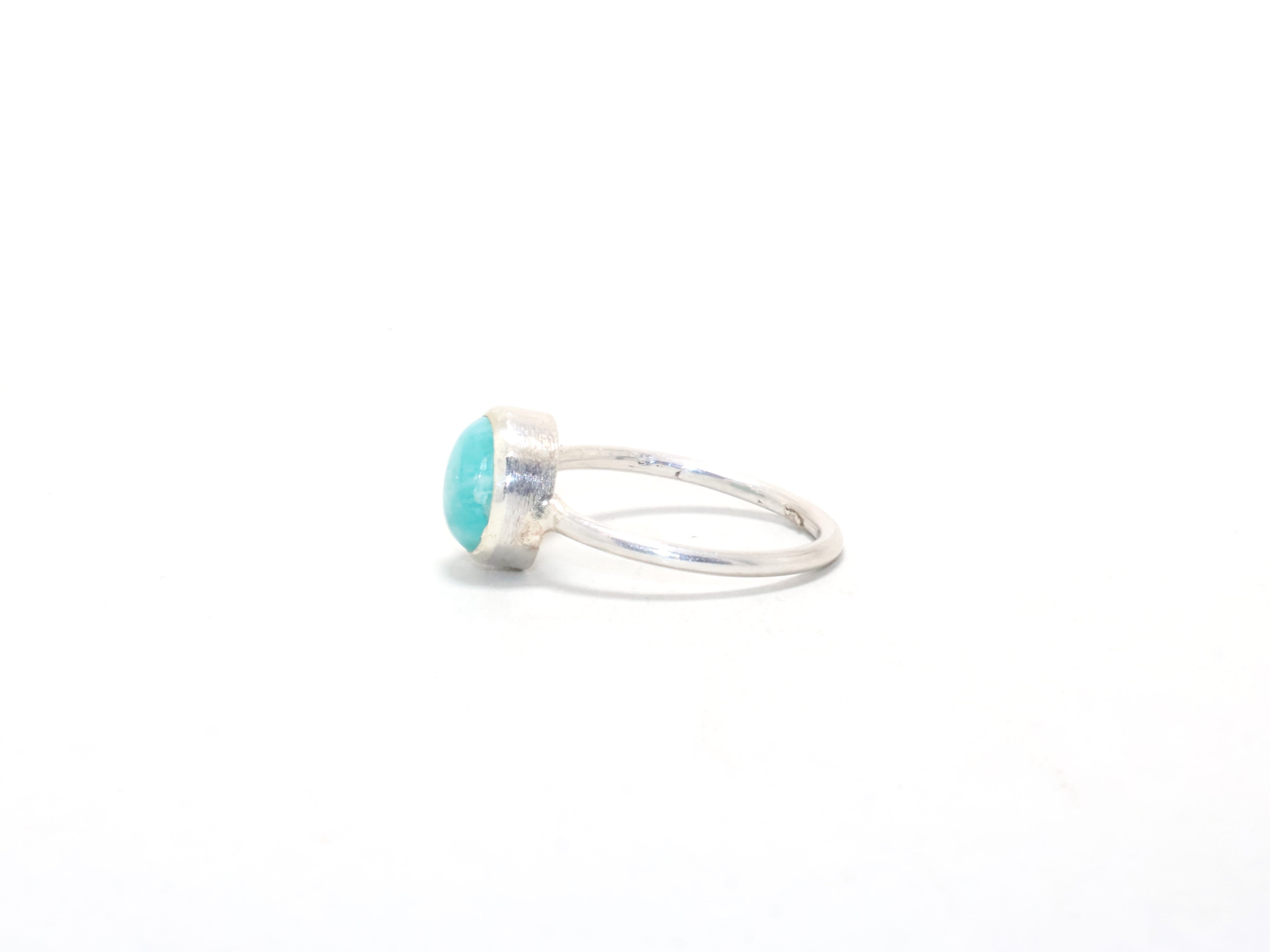 Echter Amazonit-Ring Boho Schmuck Alltagsring Geburtstagsring Stapelring Geschenkidee Geburtssteinring Edelsteinring