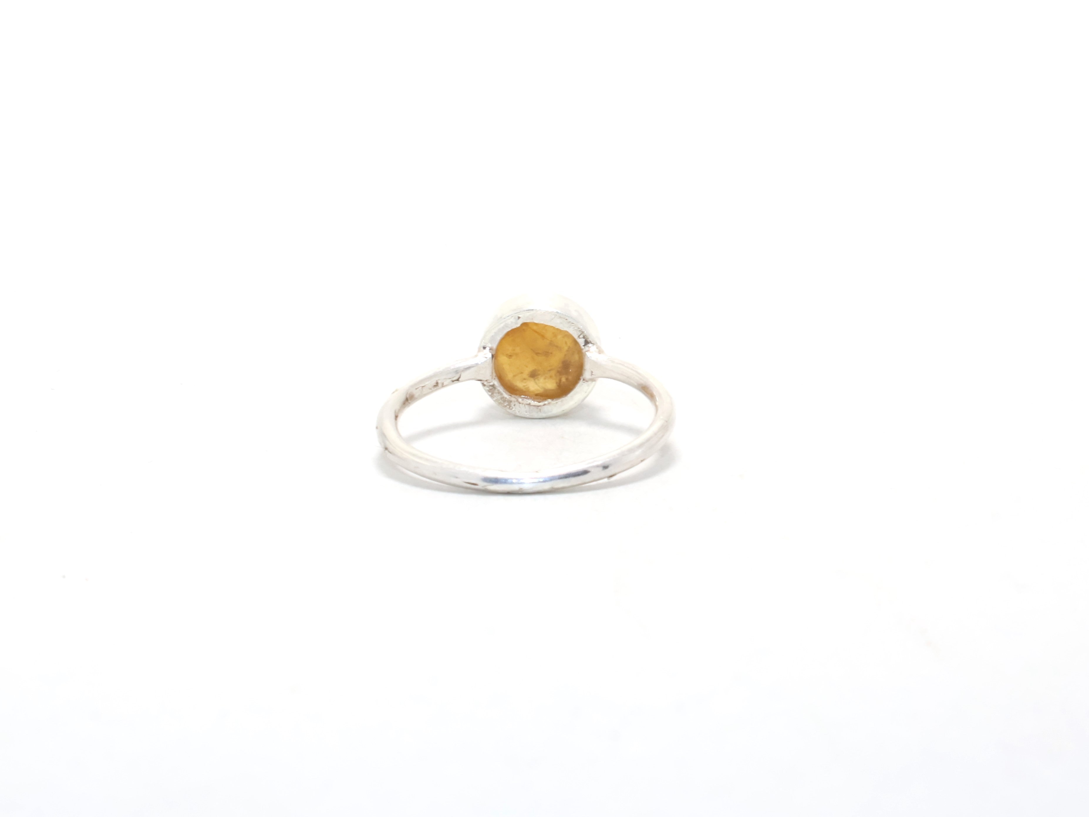 Natuurlijke Citrien Edelsteen Ring November Edelsteen Sieraden voor Dames Verlovingsring 925 Sterling Zilver