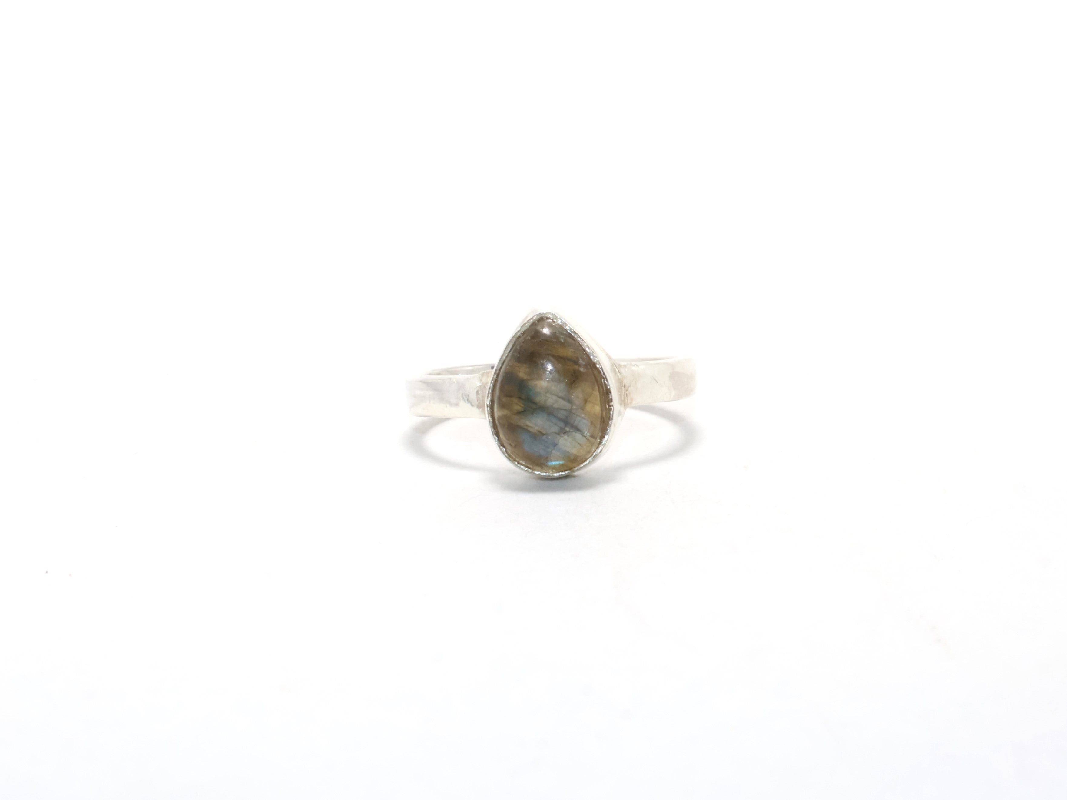 Blauer Labradorit Ring Minimalistischer Ring Handgemachter Schmuck Geschenke Für Frauen Alltagsring Boho Ring Stapelbarer Ring