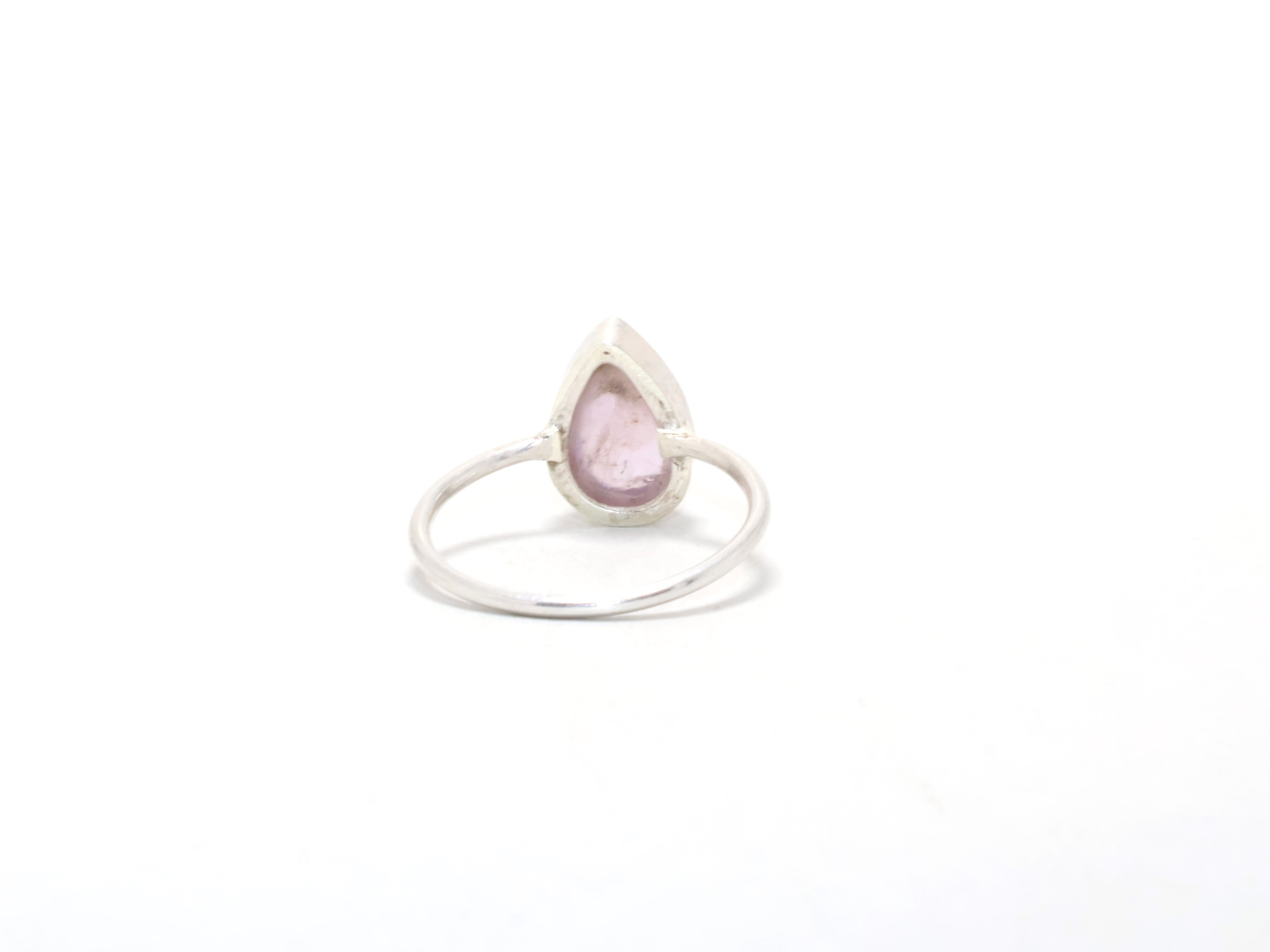 Echter Amethyst Ring Februar Geburtsstein Edelstein Schmuck Minimalistischer Ring Moderner Stil 925 Sterling Silber Ring Geschenk Für Sie