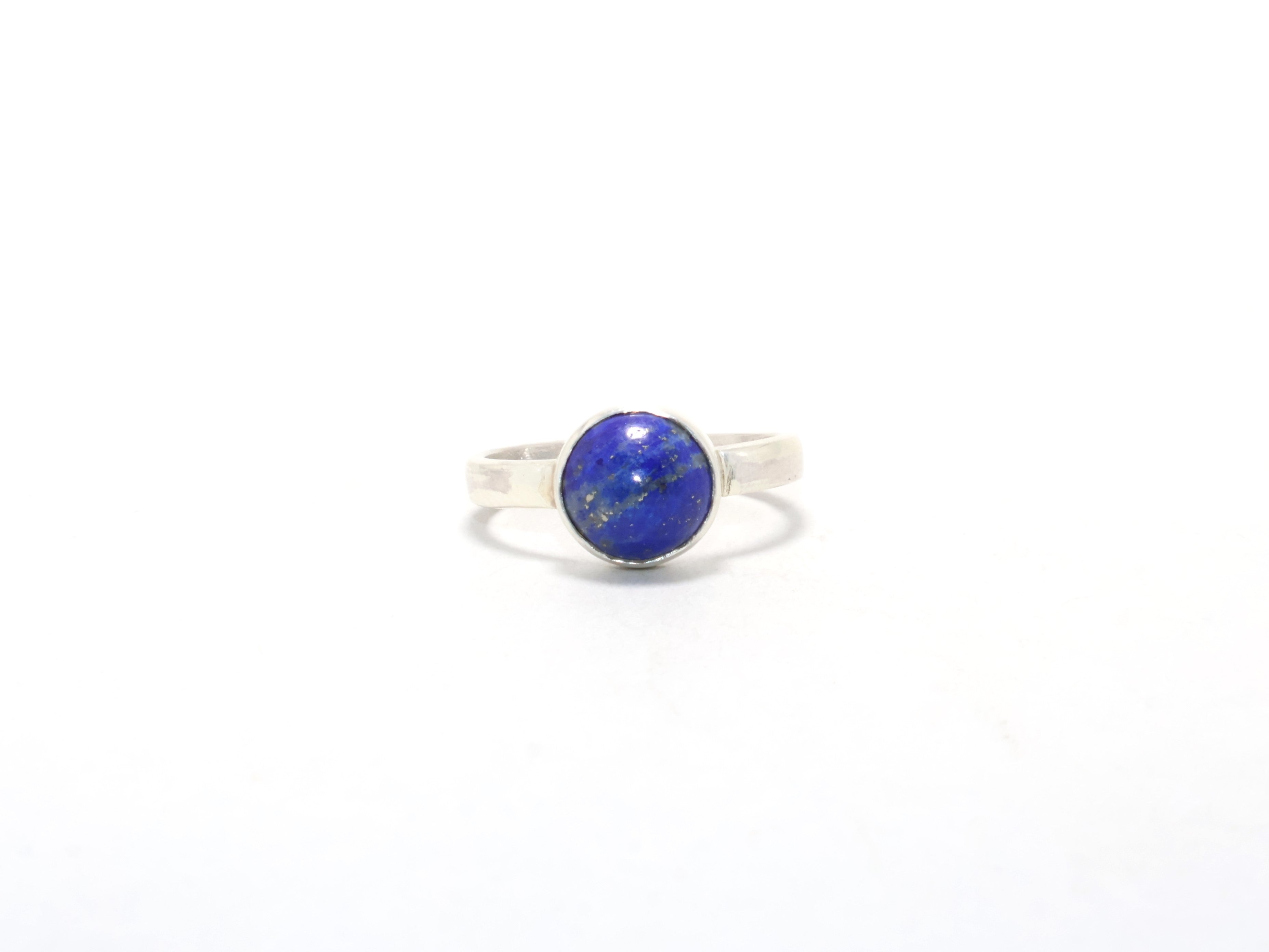 Echter Lapislazuli Ring 925 Sterling Silber Blauer Stein Ring Dezember Geburtsstein Ring Geschenk Artikel Cocktail Ring Boho Ring