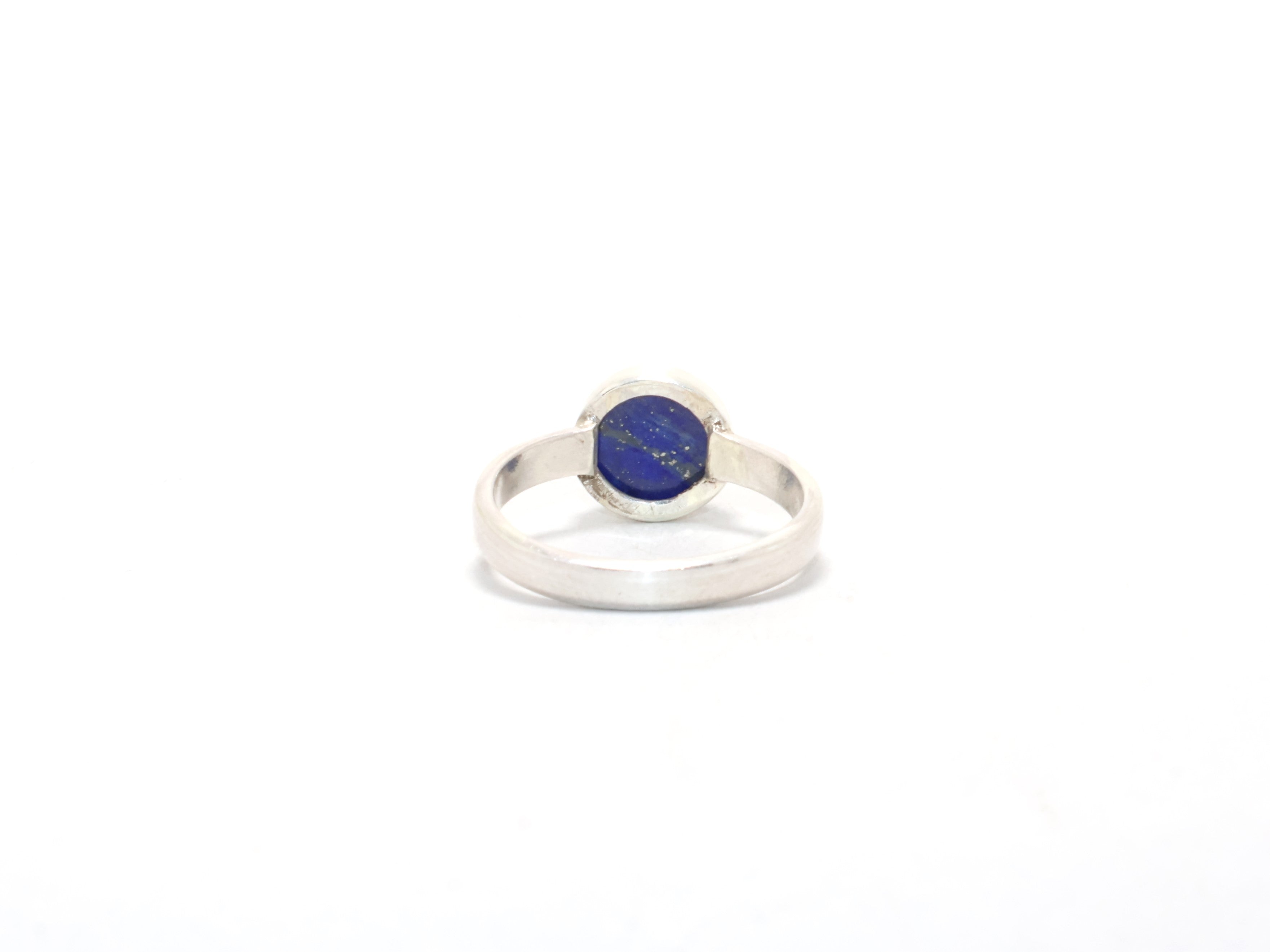 Echter Lapislazuli Ring 925 Sterling Silber Blauer Stein Ring Dezember Geburtsstein Ring Geschenk Artikel Cocktail Ring Boho Ring