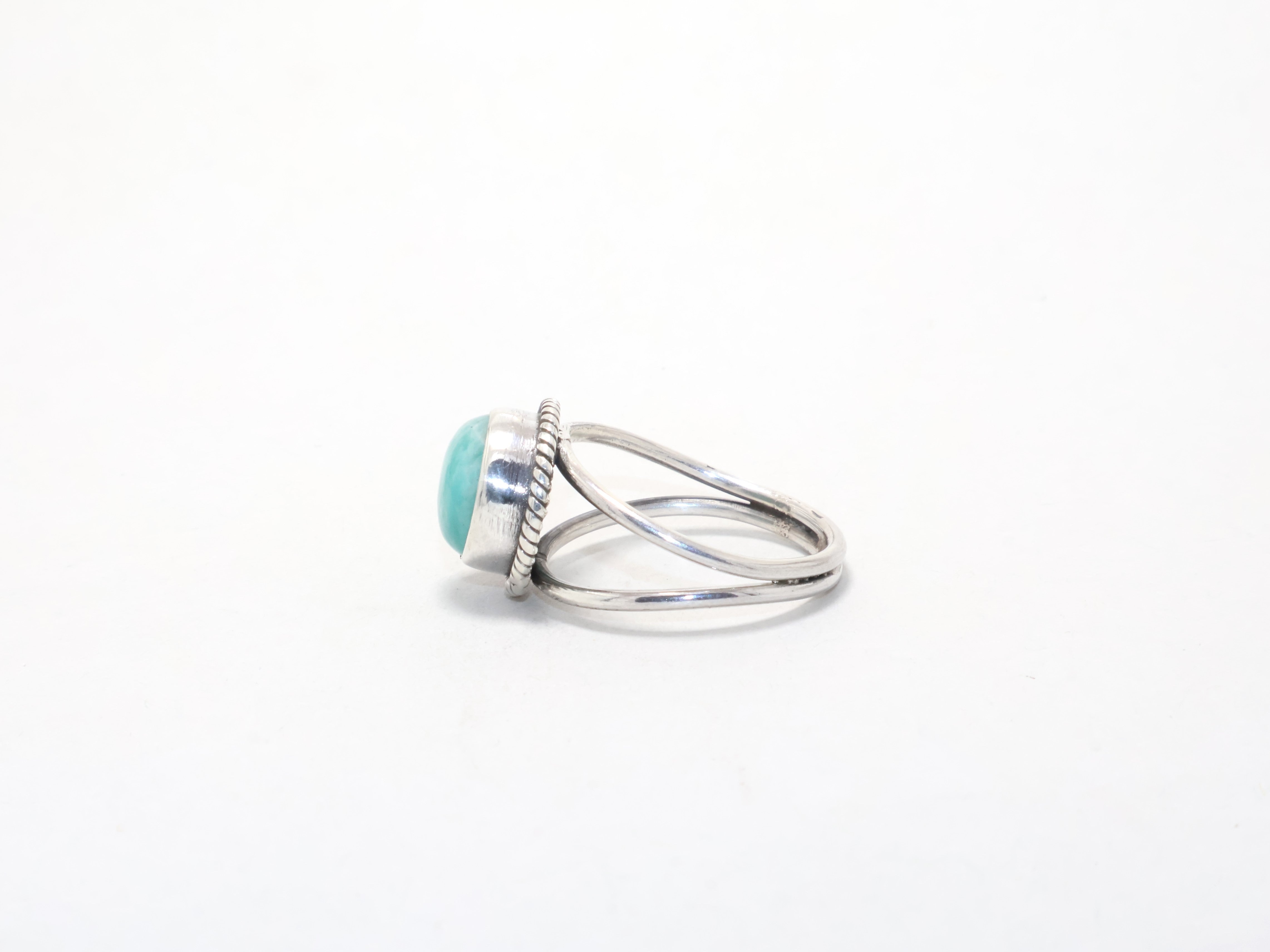 Echte Amazoniet Ring Boho Cadeau Ideaal Designer Ring Stapelring Bruidsmeisje Cadeau Dagelijkse Ring 925 Sterling Zilver