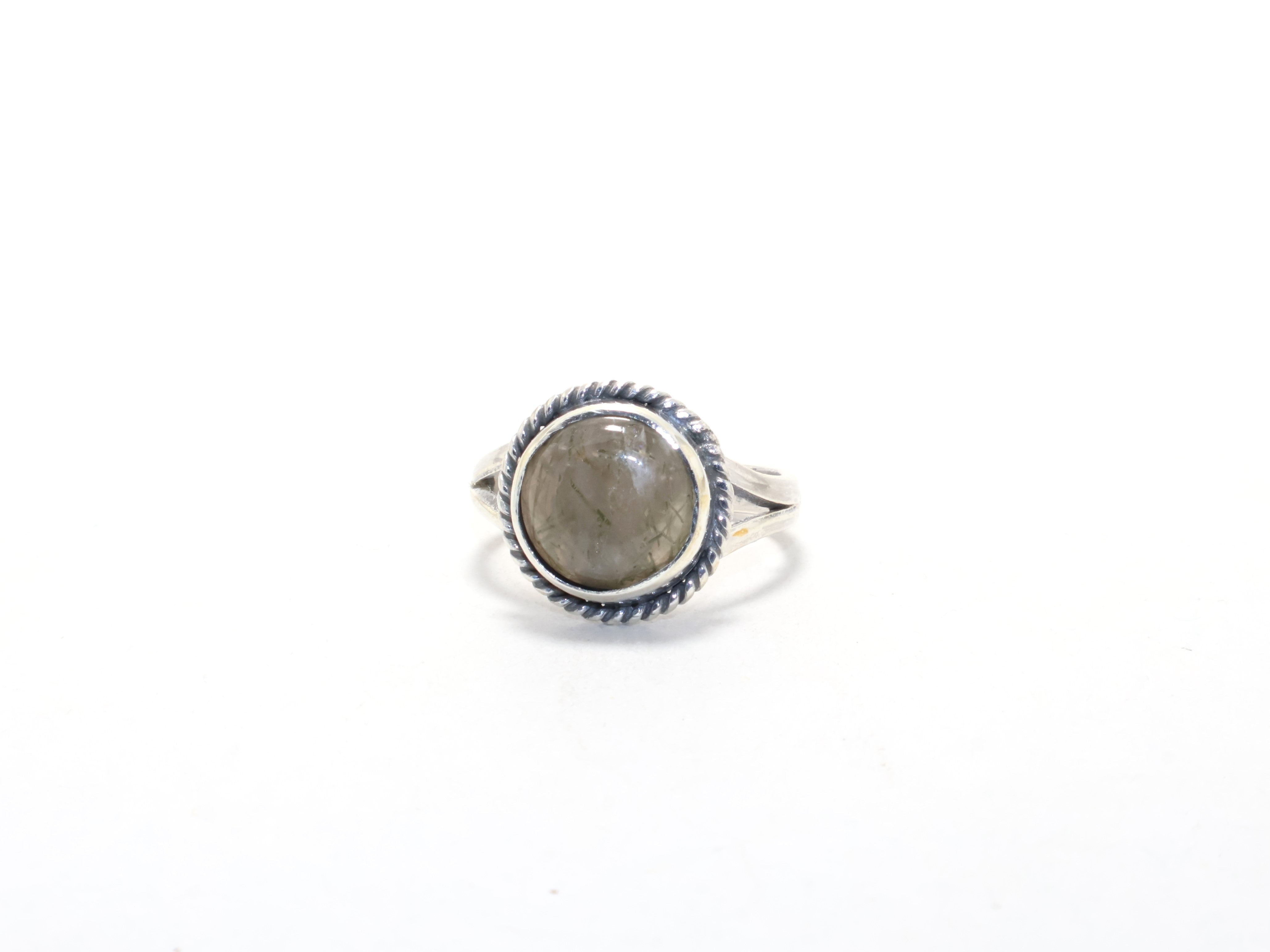 Natürlicher schwarzer Rutilring Art Deco Ring Versprechensring April Geburtssteinring Schwarzer Edelsteinring Handgemachtes Edelsteingeschenk für Sie