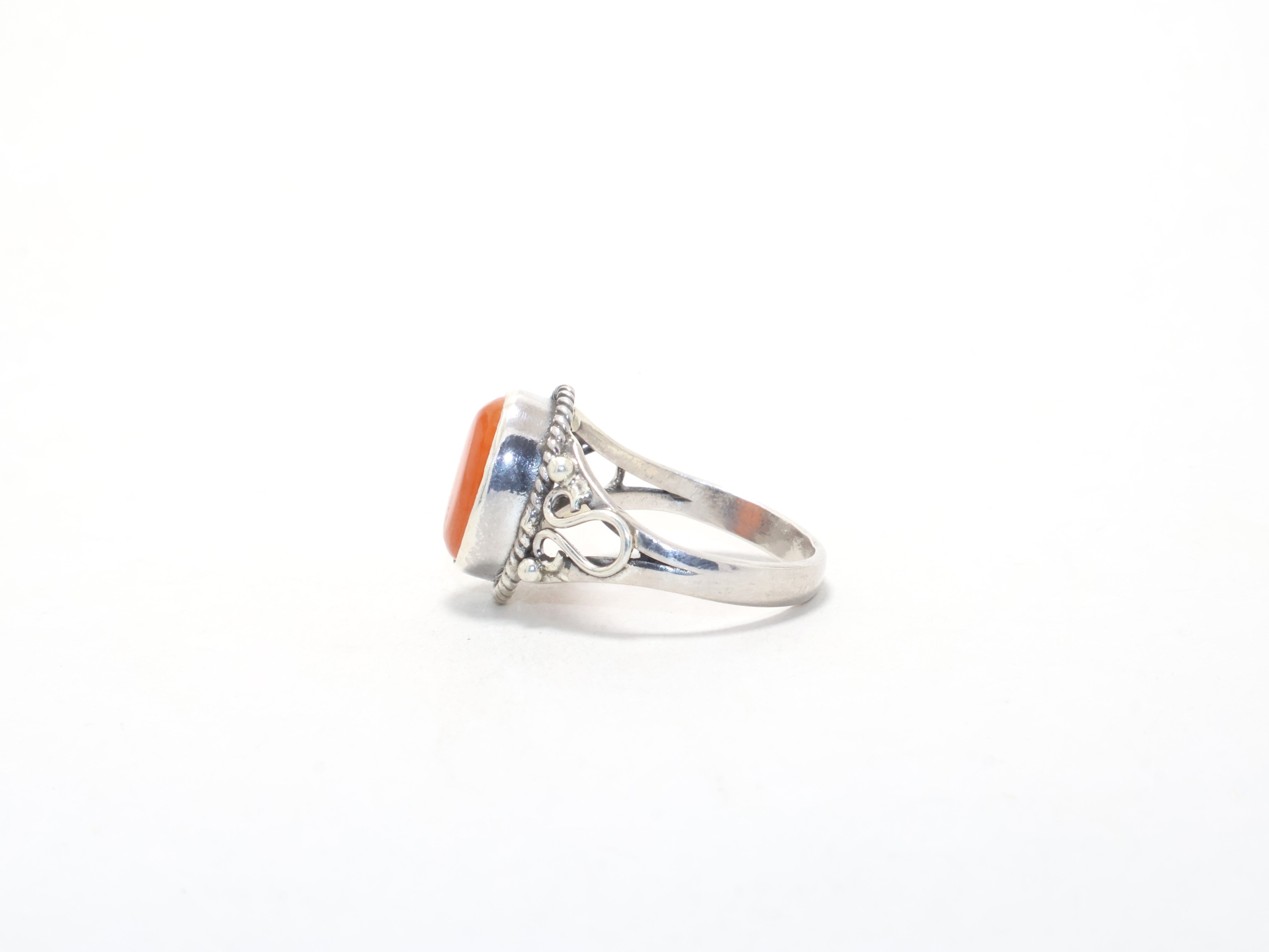 Oval Karneol Edelstein Ring Oranger Stein Ring Verlobungsring Geschenk Für Alle 925 Sterling Silber