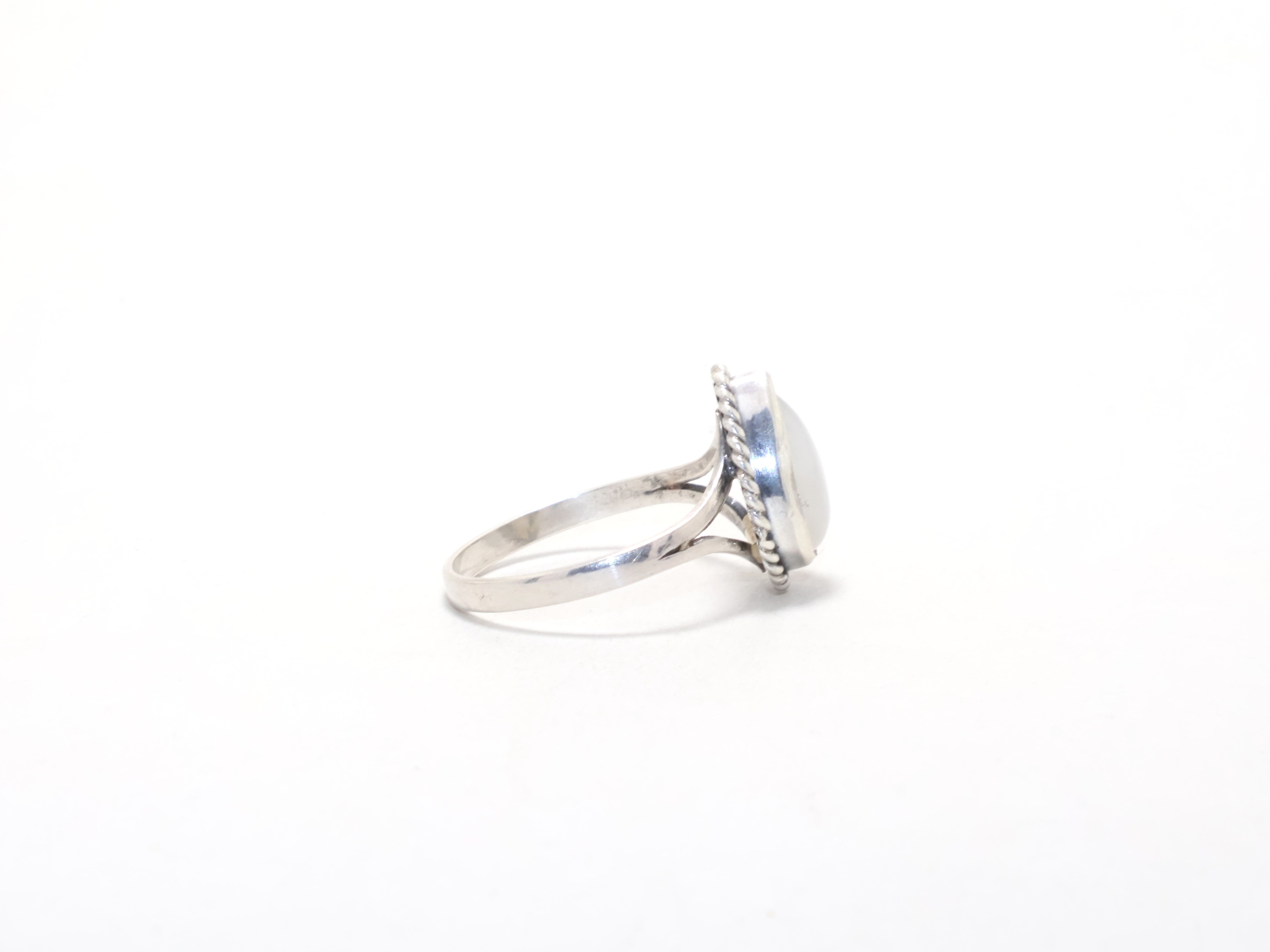 Tropfen Regenbogen Mondstein Ring Juni Geburtsstein Ring 925 Sterling Silber Designer Ring Geschenk für jedermann