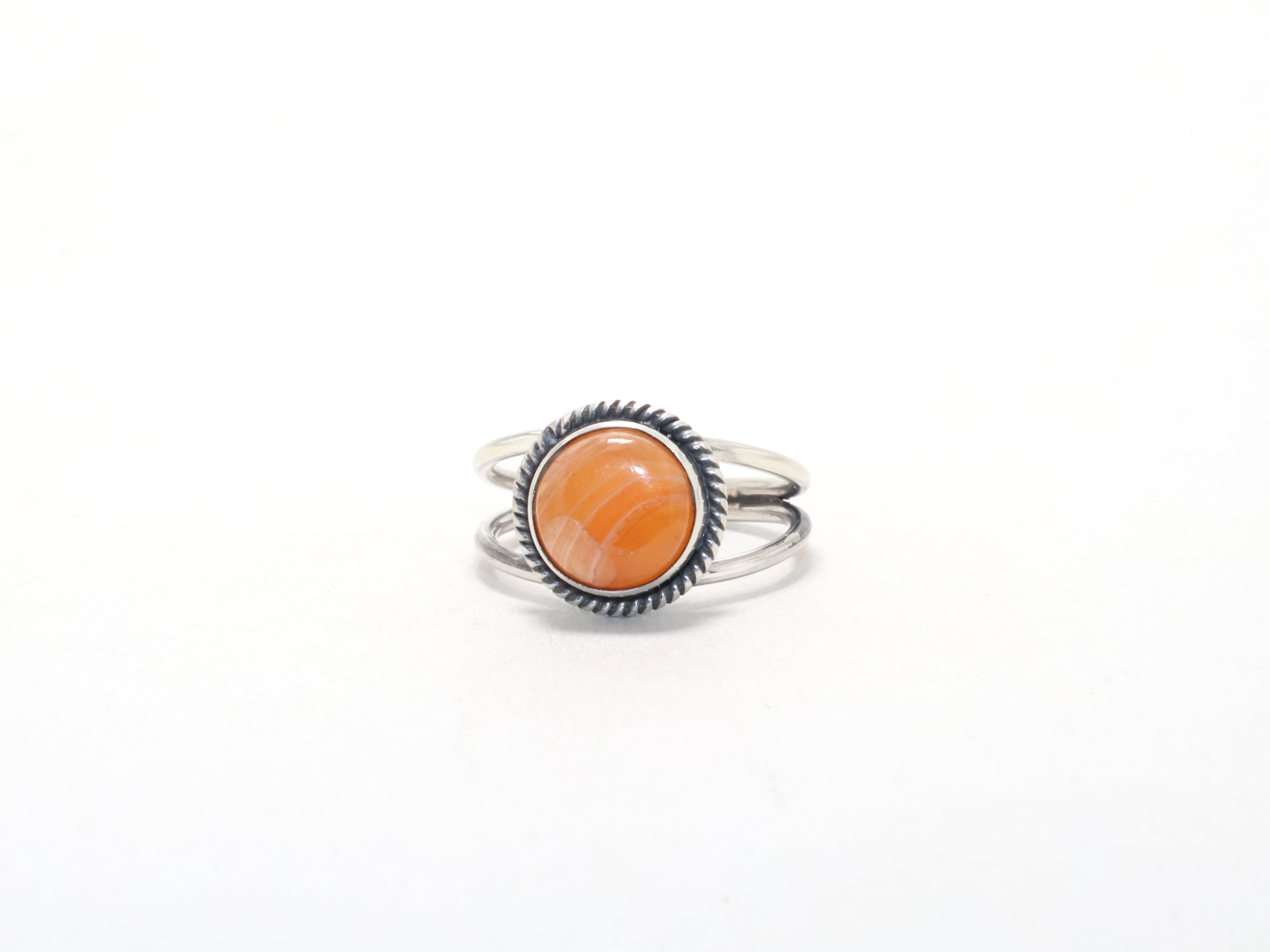 Designer Karneol Ring Juli Geburtsstein Ring 925 Sterling Silber Handgefertigter Stapelring Versprechensring