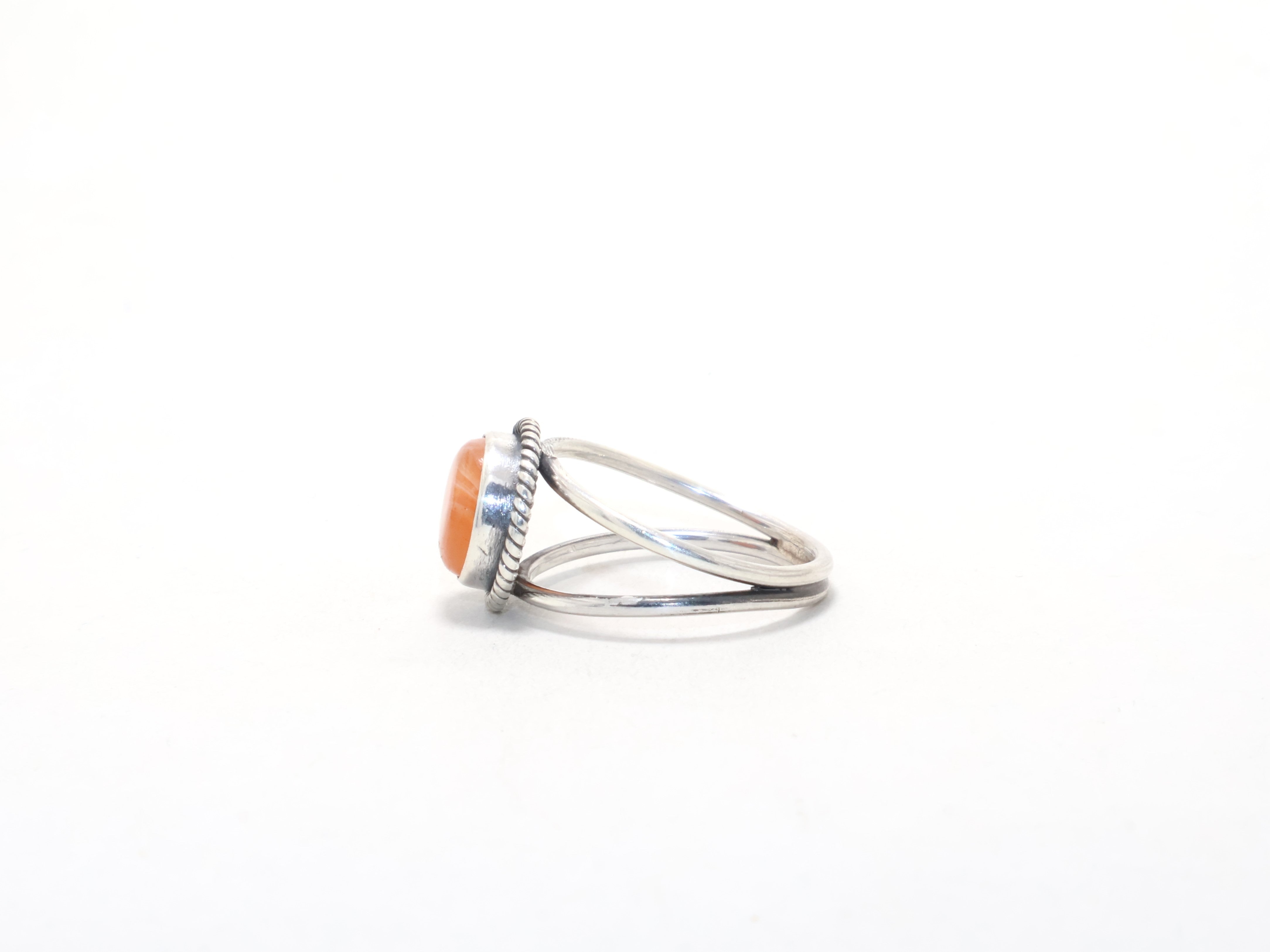 Designer Karneol Ring Juli Geburtsstein Ring 925 Sterling Silber Handgefertigter Stapelring Versprechensring
