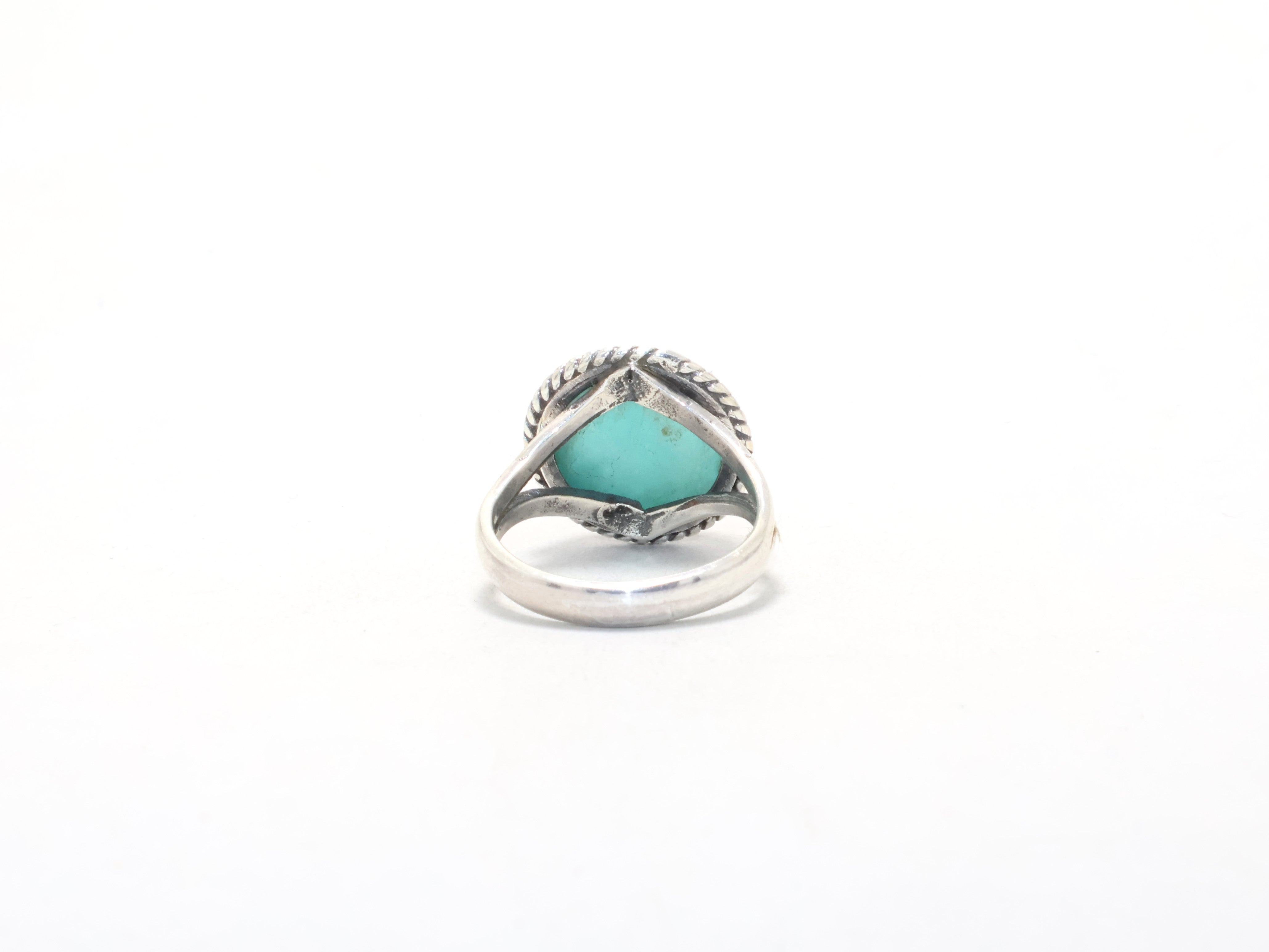 925er Silberring Natur Amazonit Ring Designer Minimalistischer Ring Edelsteinring Geburtsstein August Böhmischer Ring Schmuck