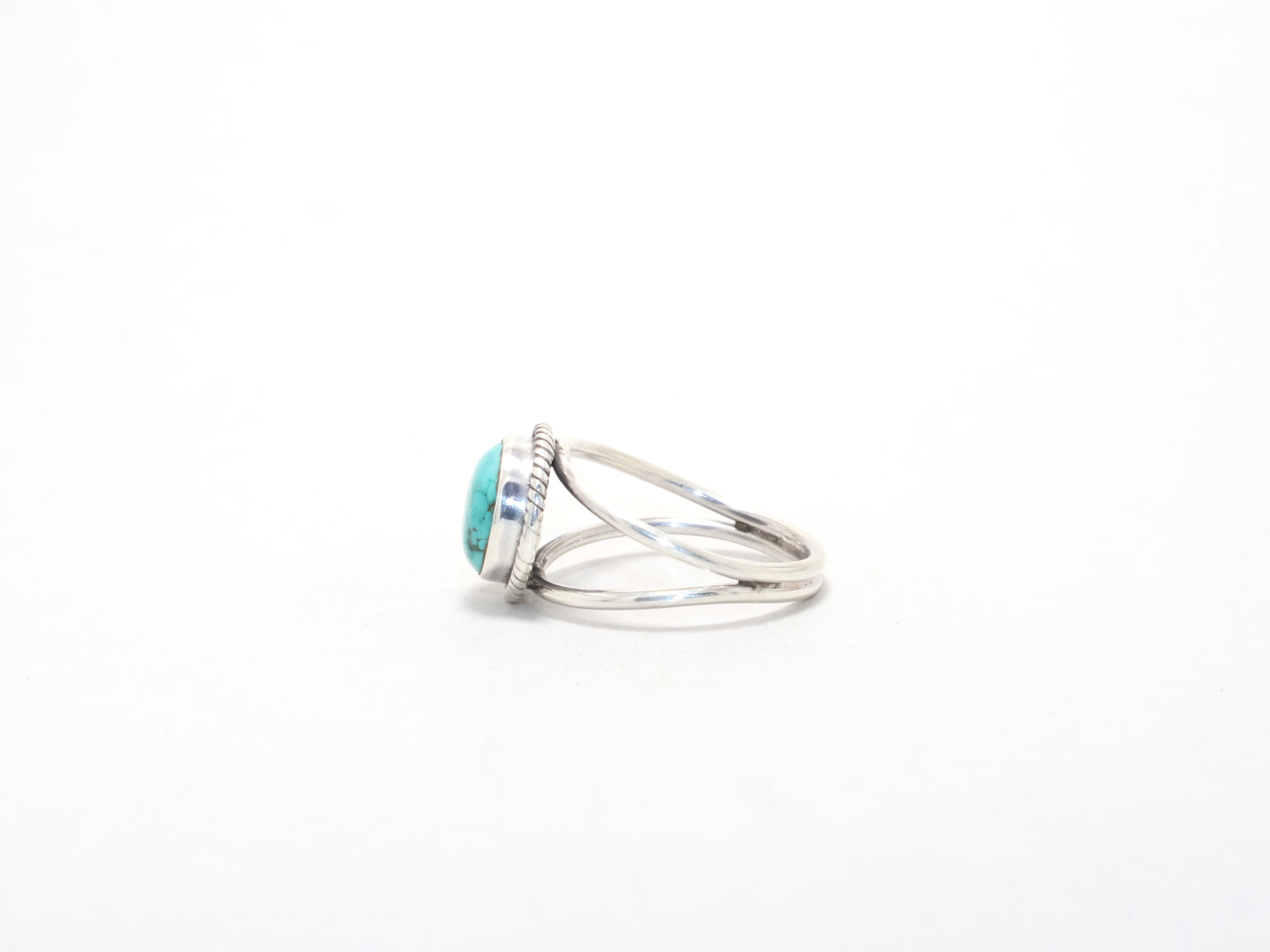 Echter natürlicher Türkisring Geburtsstein Dezember Ring 925 Silberring Edelsteinring Böhmischer Ring Geschenk für jeden