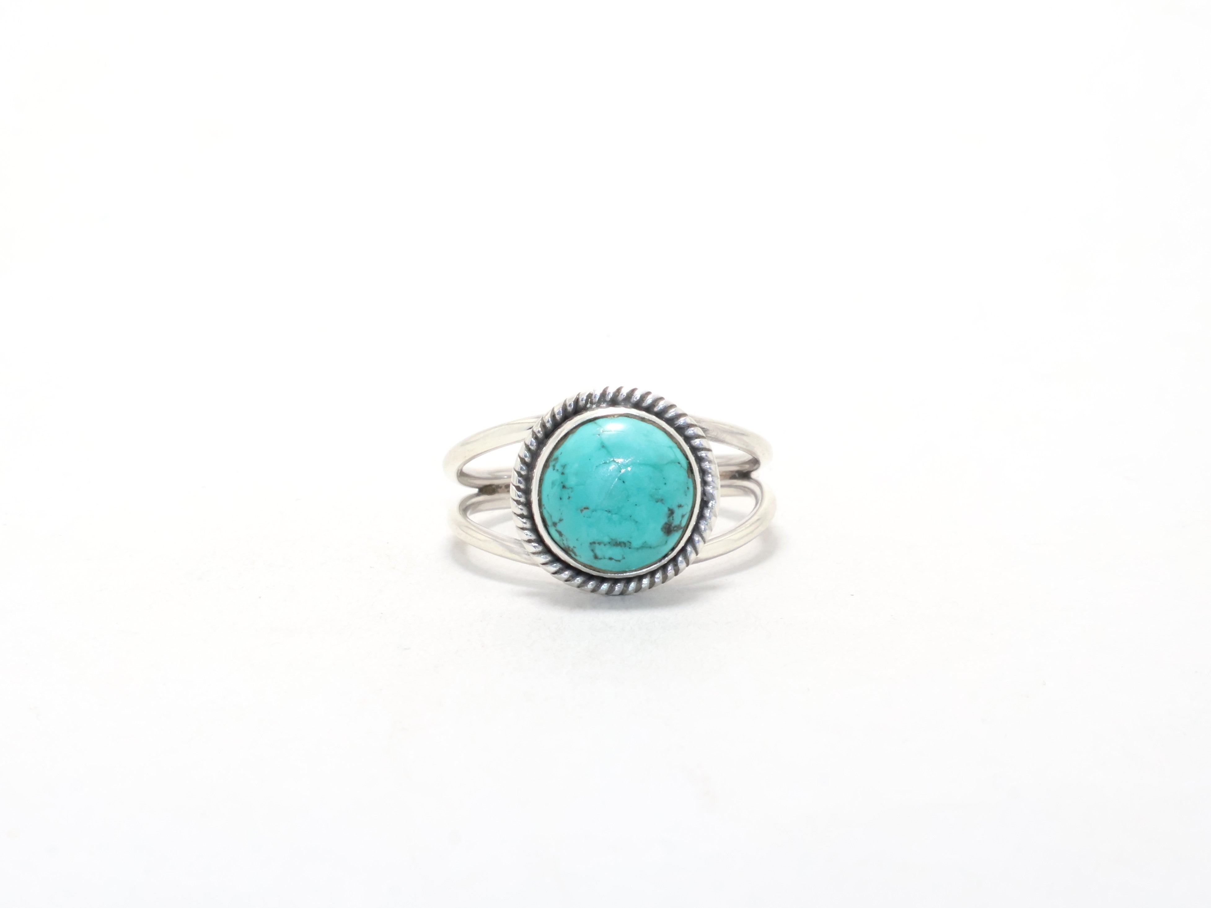 Echter natürlicher Türkisring Geburtsstein Dezember Ring 925 Silberring Edelsteinring Böhmischer Ring Geschenk für jeden