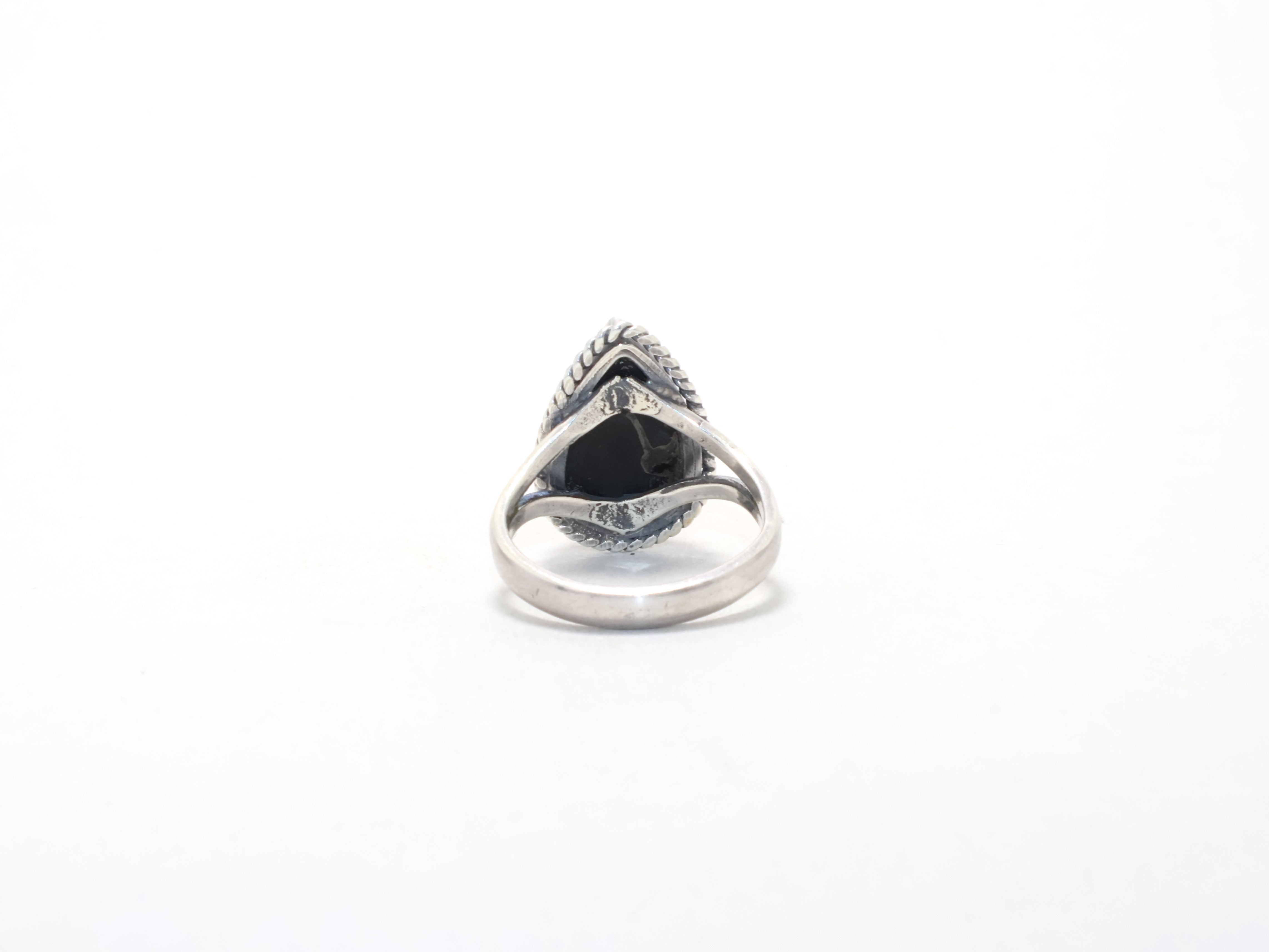 Echter schwarzer Onyx-Ring, Cocktailring, Geburtsstein Dezember, Verlobungsring, Freundschaftsring, Geschenk für jedermann, 925er Sterlingsilber