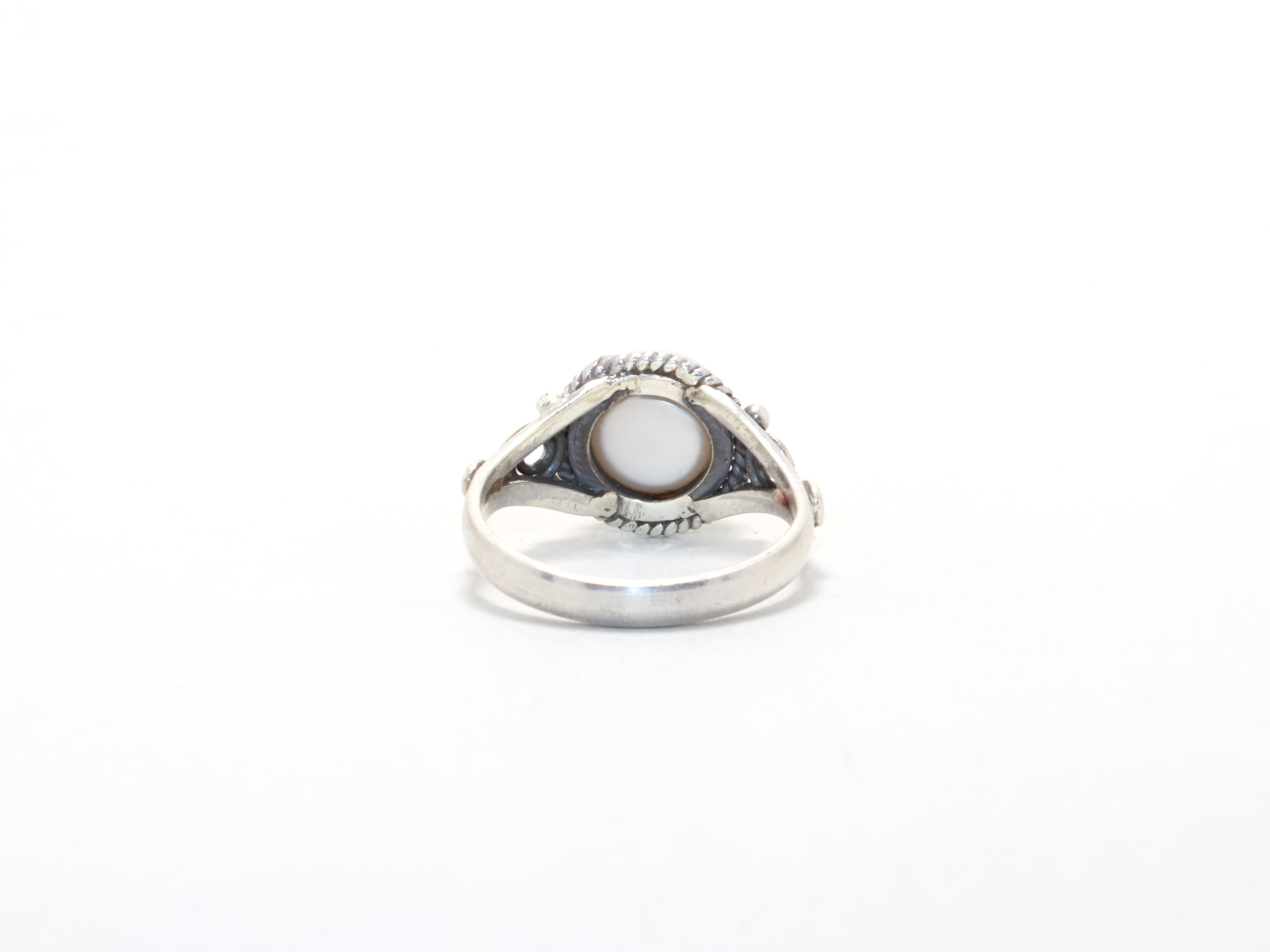 Echter Süßwasserperlenring Zarter Ring Antragsring Juni Geburtssteinring Verlobungsring 925er Sterlingsilber Handgemachter Schmuck