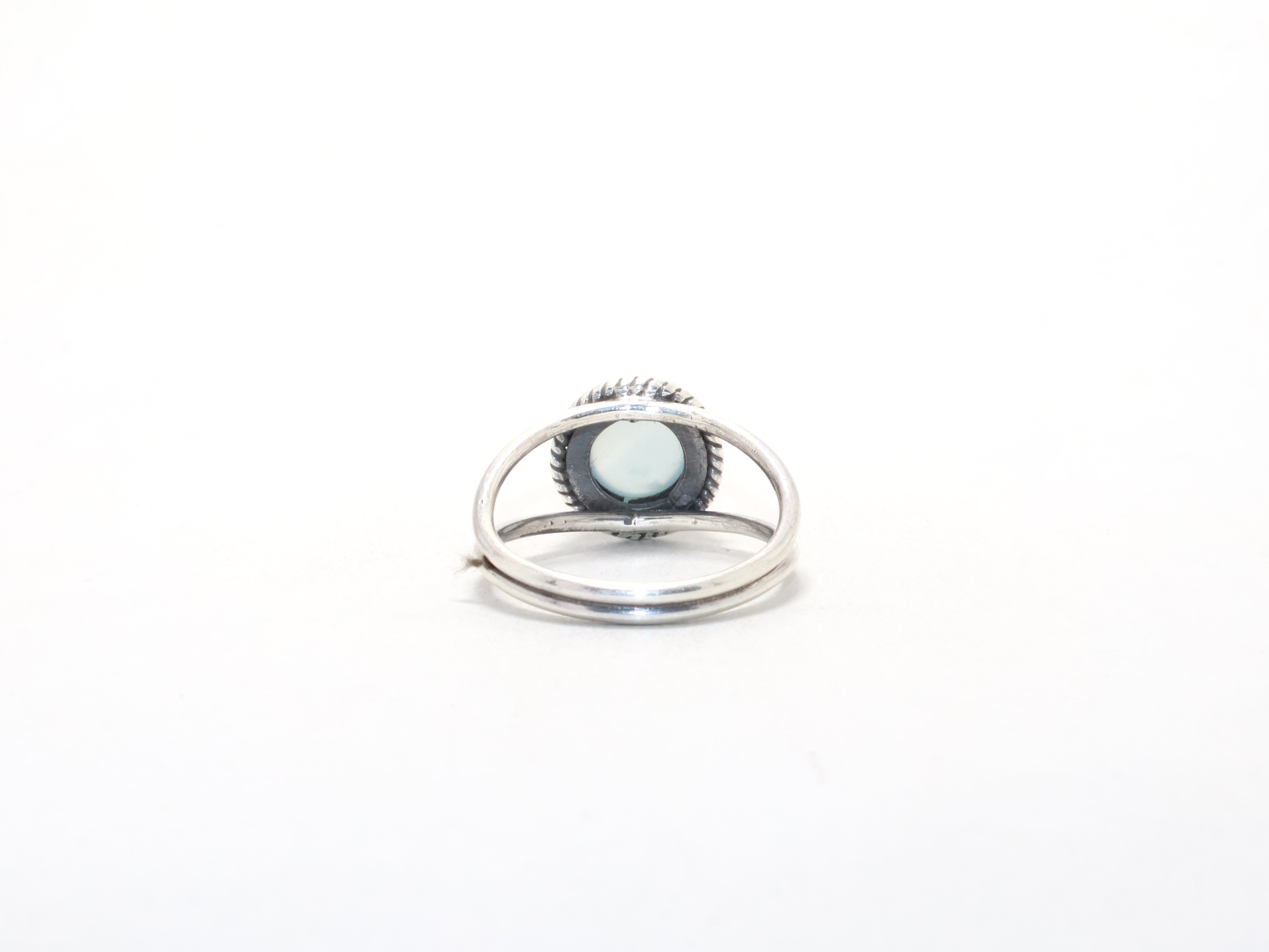 Aqua Chalcedony Edelsteinring Böhmischer Ring 925 Sterling Silber Juni Geburtsstein Handgefertigter Ring Cocktailring Minimalistischer Ring