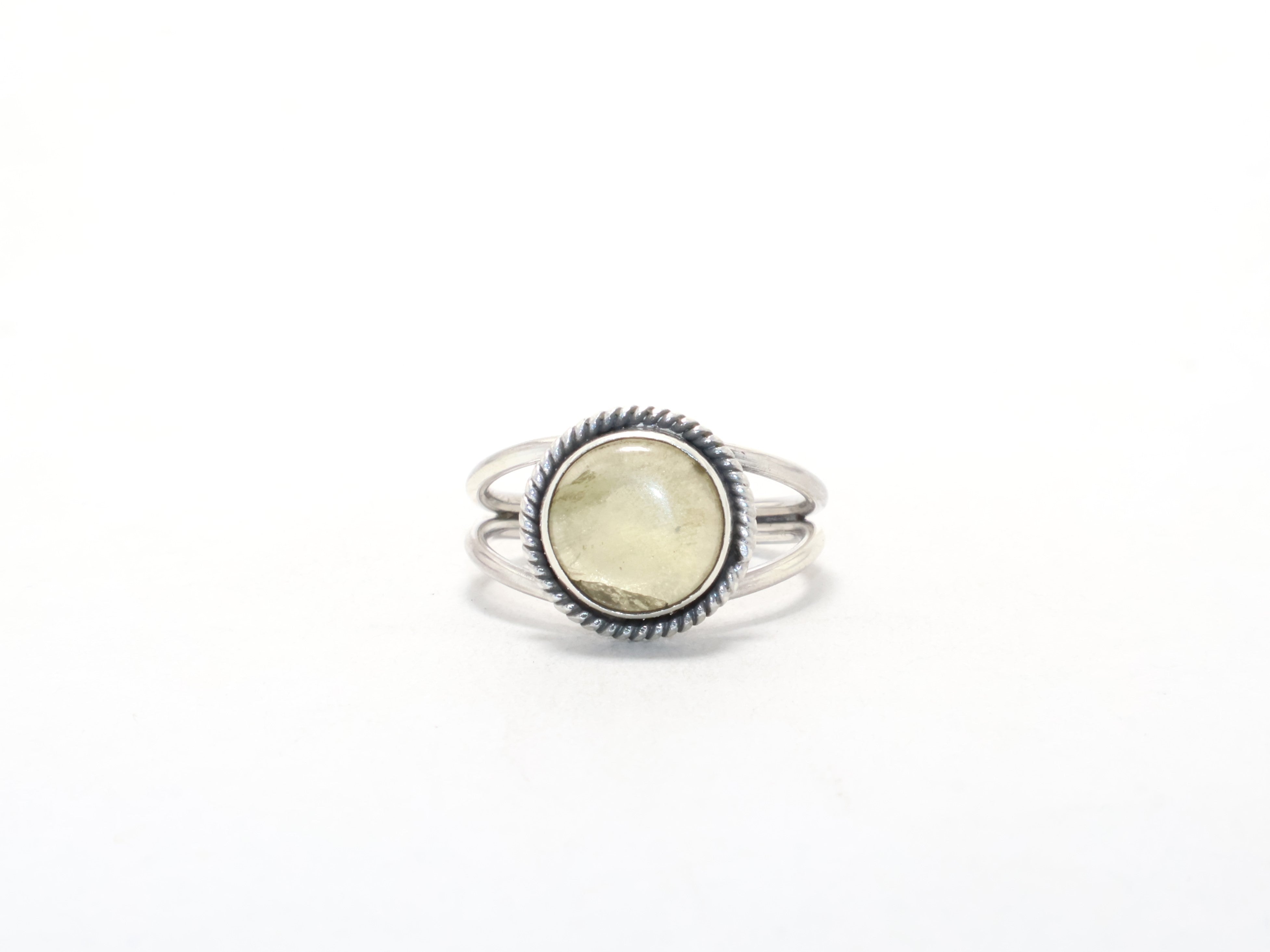 Echter Lemon Quarz Handgemachter Ring Versprechensring 925 Sterling Silber Ring Geburtsstein Minimalistischer Ring