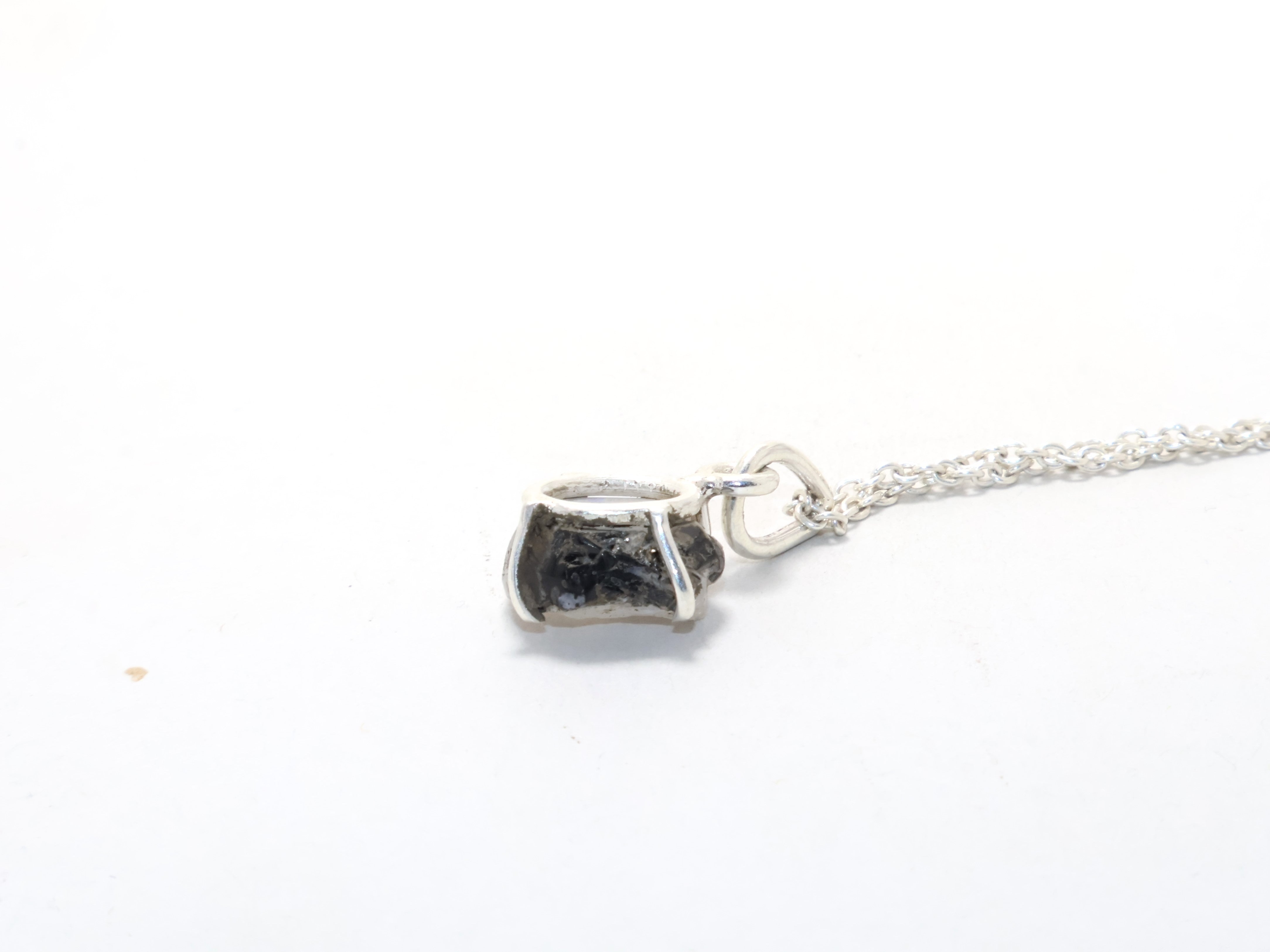 Raw Moonstone Necklace Moonstone Pendant Necklace June Birthstone Necklace Genuine Gemstone Jewelry Gift For Her 925 Sterling Silver