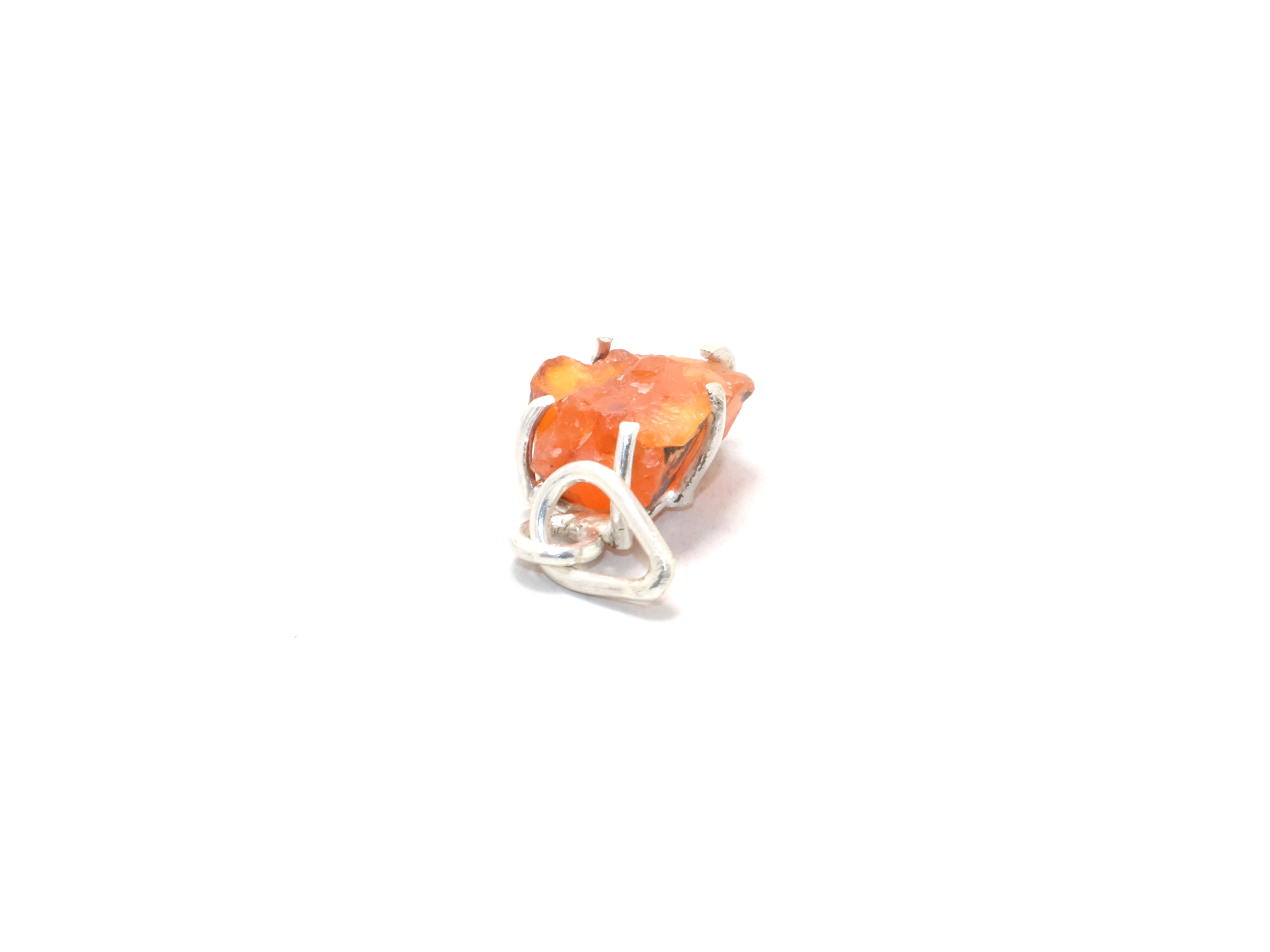 Rohe Karneol Halskette Juli Geburtsstein Halskette Zierliche Anhänger Geschenkartikel 925 Sterling Silber Edelstein Halskette Böhmische Halskette
