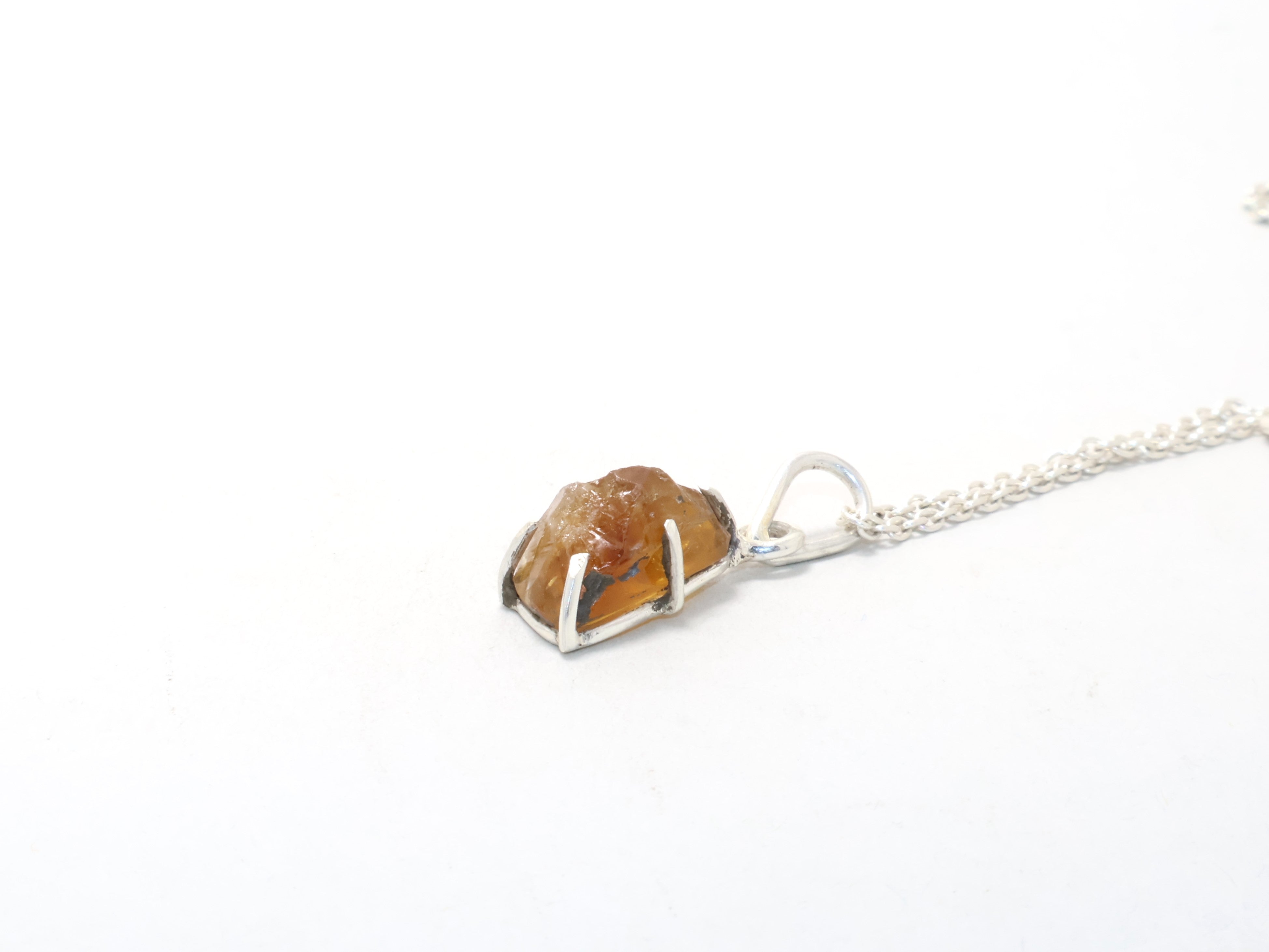 Gelbe Citrin Halskette November Geburtsstein Halskette Geschenk für Sie Zierliche Halskette Brautjungfer Geschenk Minimalistische Halskette Geburtstagsgeschenk