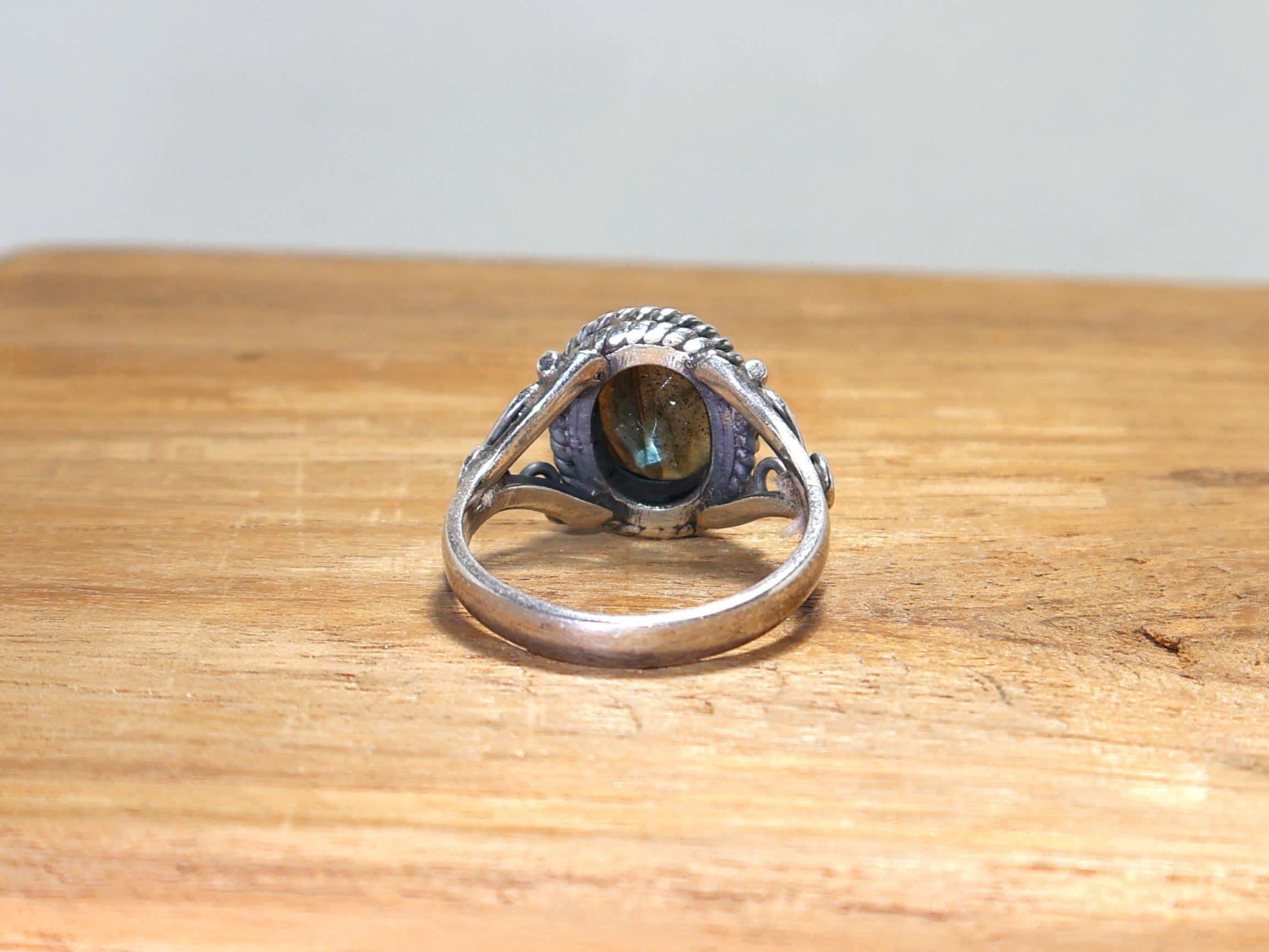 Blauw Vuur Labradoriet Zilveren Ring Ring Voor Dames Cadeau Voor Hem & Haar 925 Sterling Zilveren Ring Handgemaakte Natuurlijke Ovale Edelsteen Ring Unieke Ring