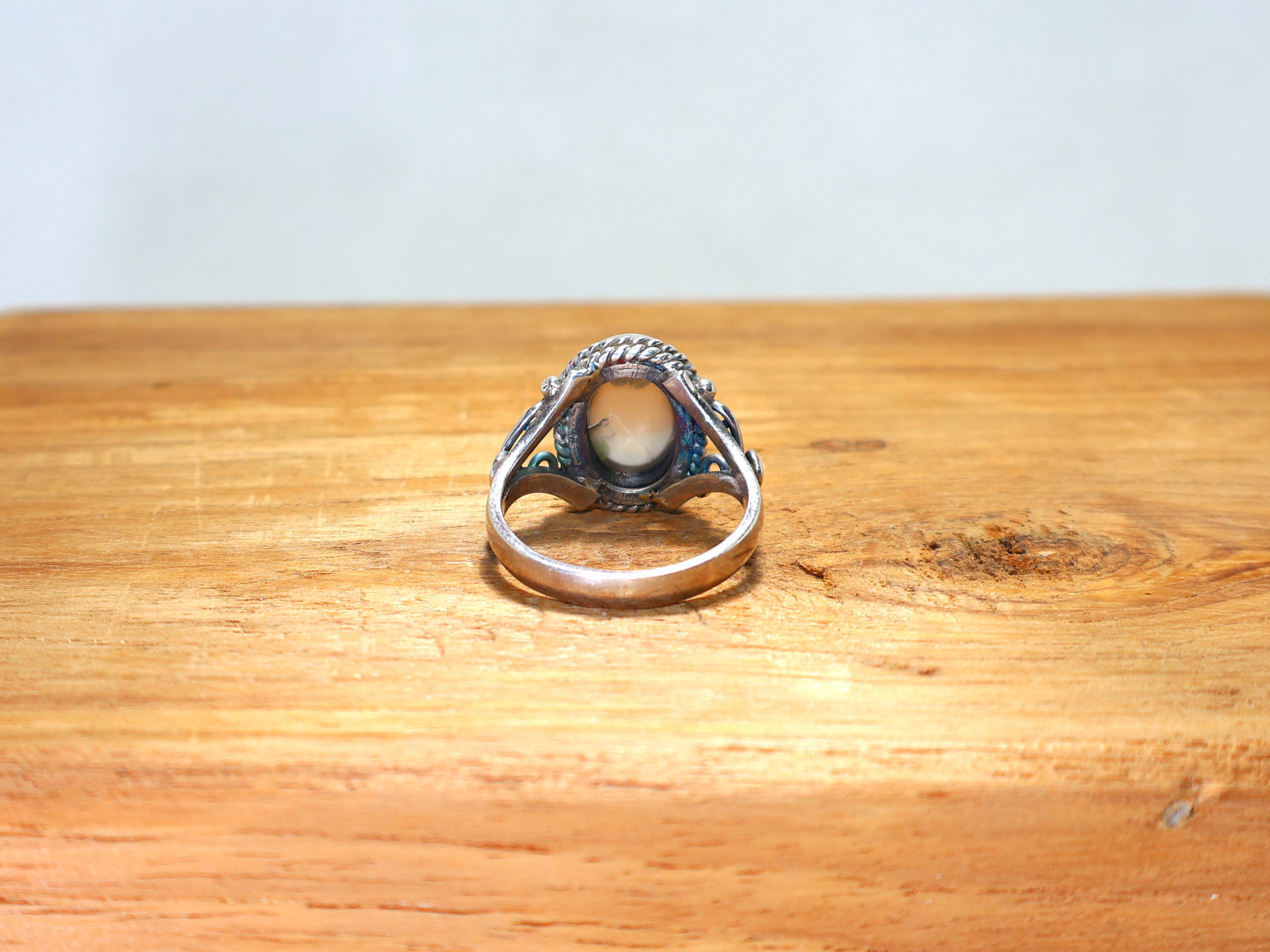 Natürlicher Rauchquarz Silberring Jubiläumsring Handgemachter Schmuck für Sie Edelsteinring 925 Sterlingsilberring