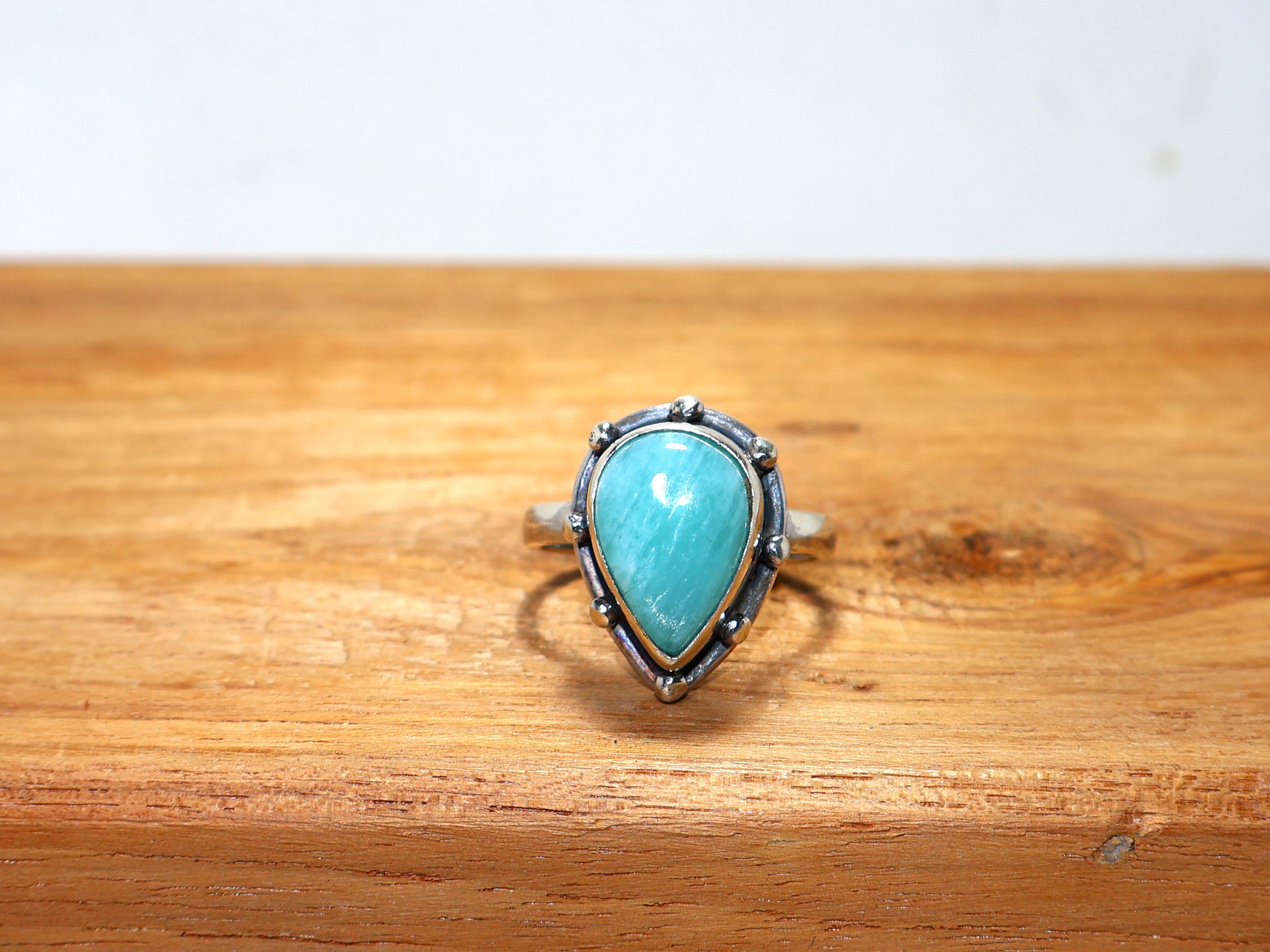 Natur Amazonit Ring 925 Sterling Silber Ring Für Frau Grüner Versprechensring Handgemachter Ring Muttertagsgeschenk Juni Geburtsstein Ring Geschenk Für Sie