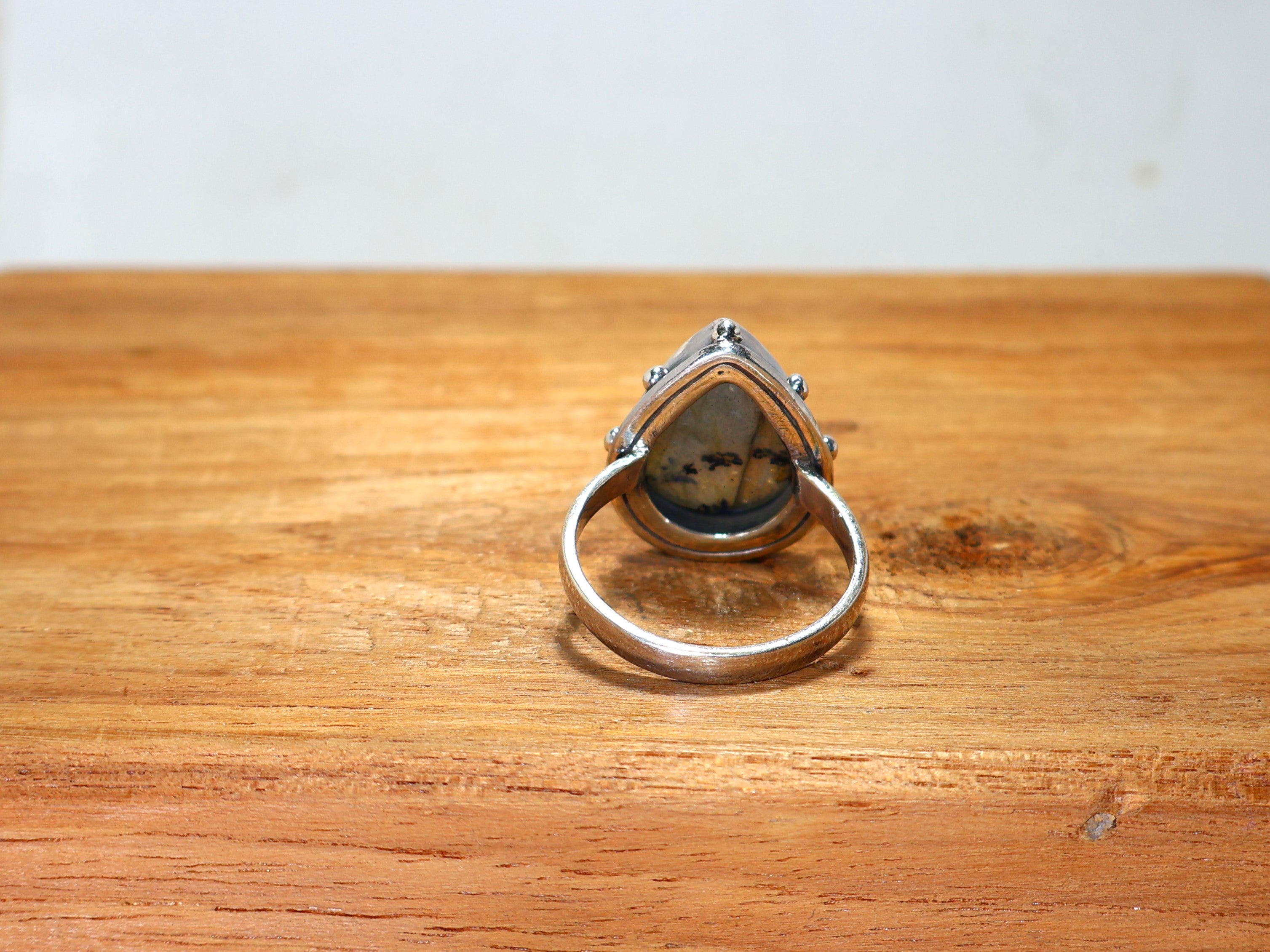 Birne Labradorit Ring 925 Sterling Silber Ring Blauer Edelstein Ring Boho Ring Valentinstagsgeschenk Statement Ring