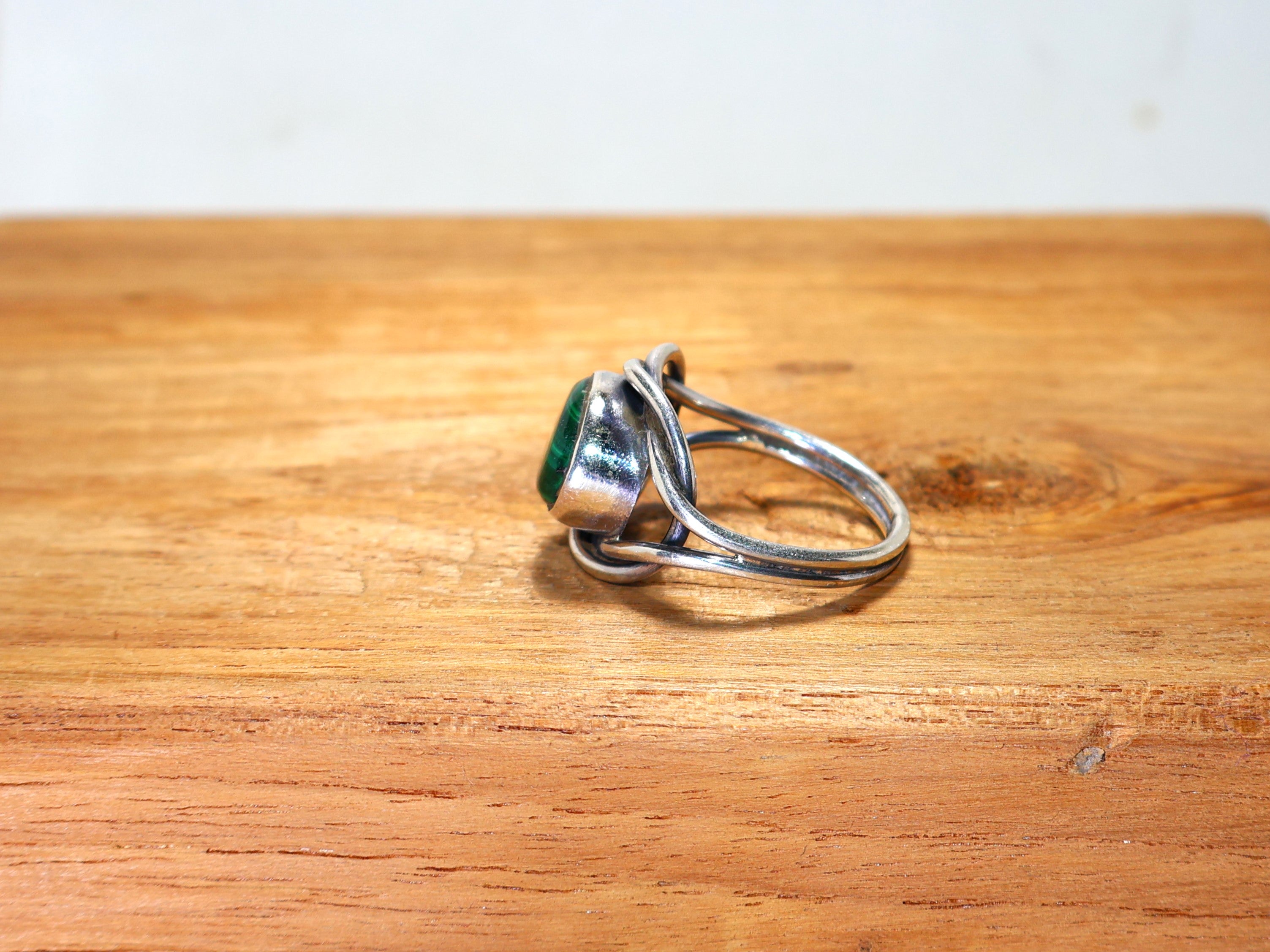 Malachit Ring Geburtstag Geschenk Ring Grüner ovaler Edelstein Ring Versprechensring 925 Sterling Silber Ring Geschenk für Sie & Mama