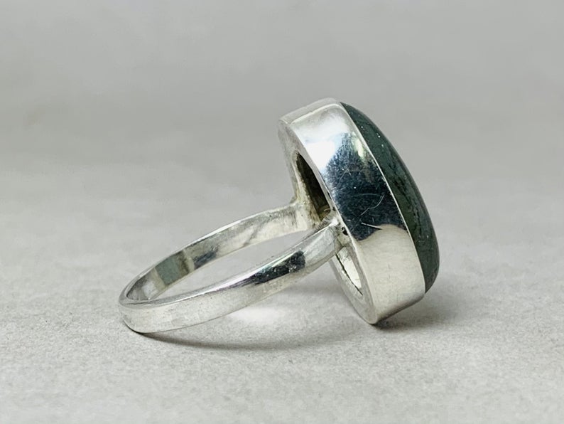 Natürlicher Labradorit Ring 925 Sterling Silber Ring Statement Ring Böhmischer Ring Geschenk Ring Ovaler Labradorit Ring Geburtsstein Ring