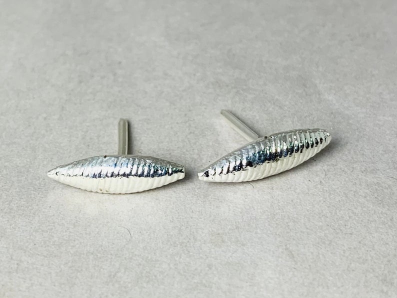 Silver Studs Earrings 925 Silver Studs Handmade Studs Woman Studs Tiny Studs Earrings Statement Earrings Unique Studs
