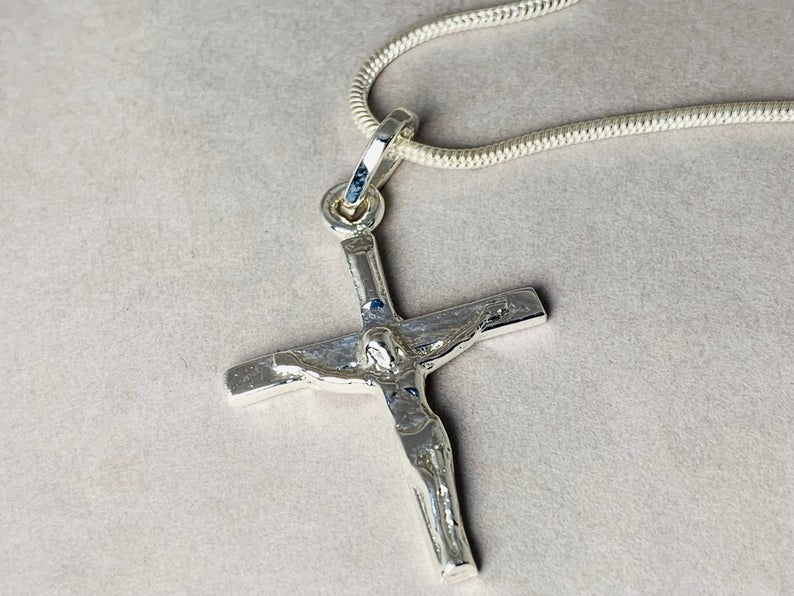 Cross Pendant 925 Silver Pendant Statement Pendant Silver Jewelry Boho Pendant Sterling Silver Jewelry Woman Pendant Fine Silver