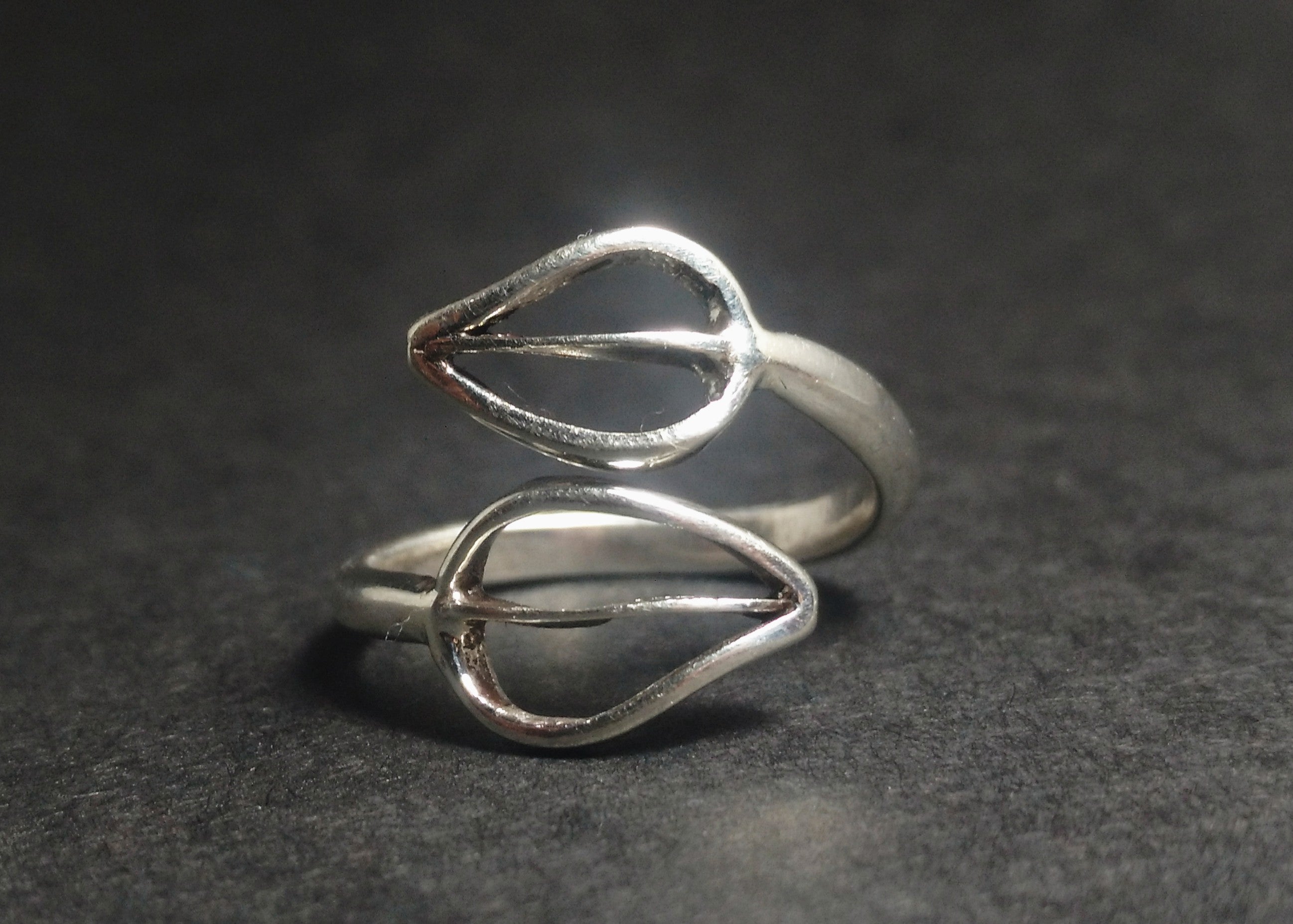 Leaf Ring 925 Sterling Silver Ring Rings For Woman Girl Promise Ring