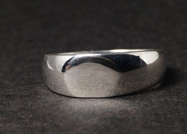 Siegelring 925 Sterling Silber Statement Ring Silber Siegelring Alltagsring Unisex Ring Handgefertigter Ring Schmaler Ring