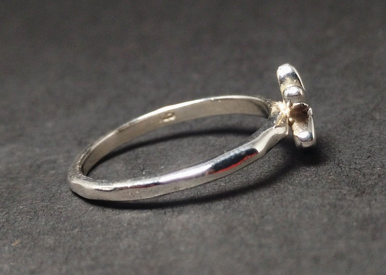 Stern Ring 925 Sterling Silber Ring Handgemachter Stapelring Boho Ring Damenring Geschenk für Sie