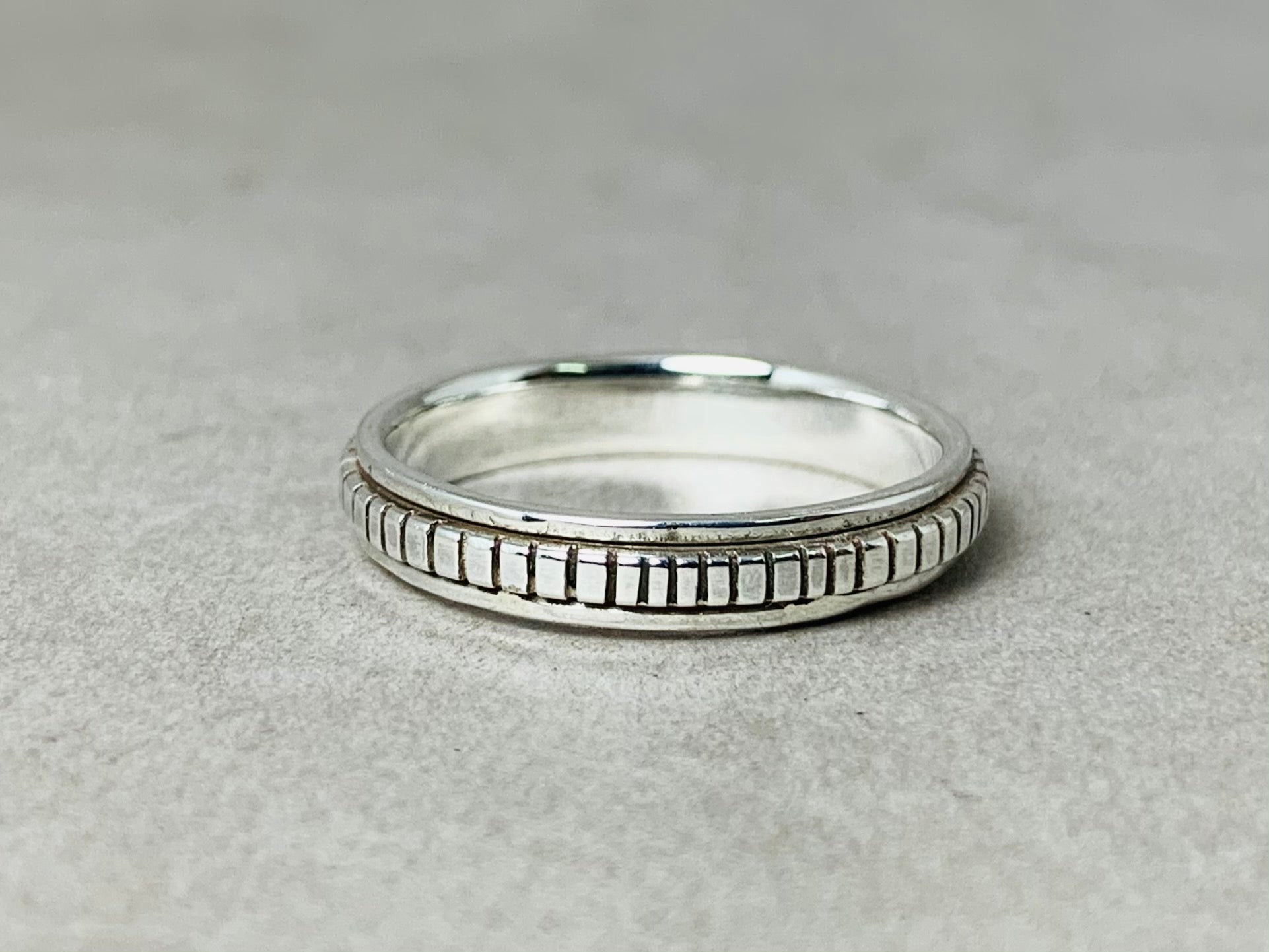 Spinnerring 925er Silberring Meditationsring Handgemachter Ring Versprechensring Daumenring Geschenk Für Sie