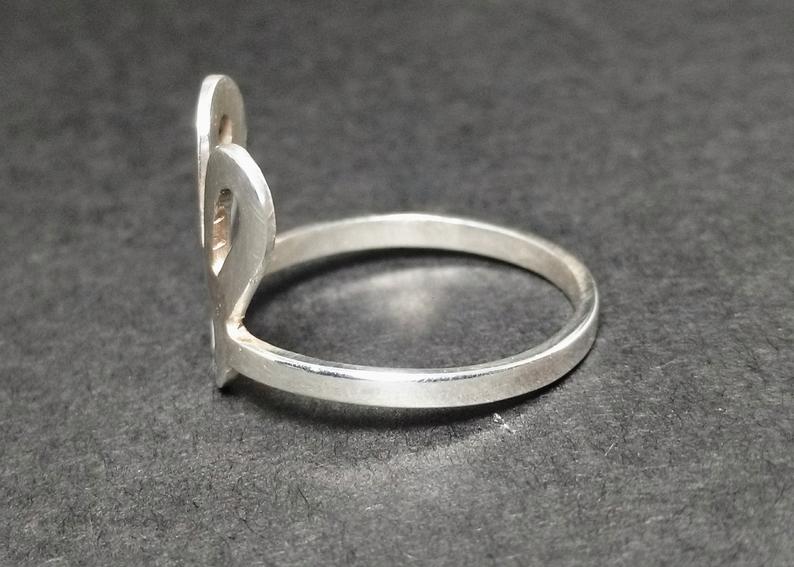 Hasenring 925er Sterlingsilber Silberner Hasenring Tierischer Hasenring Kinderring Statement-Ring