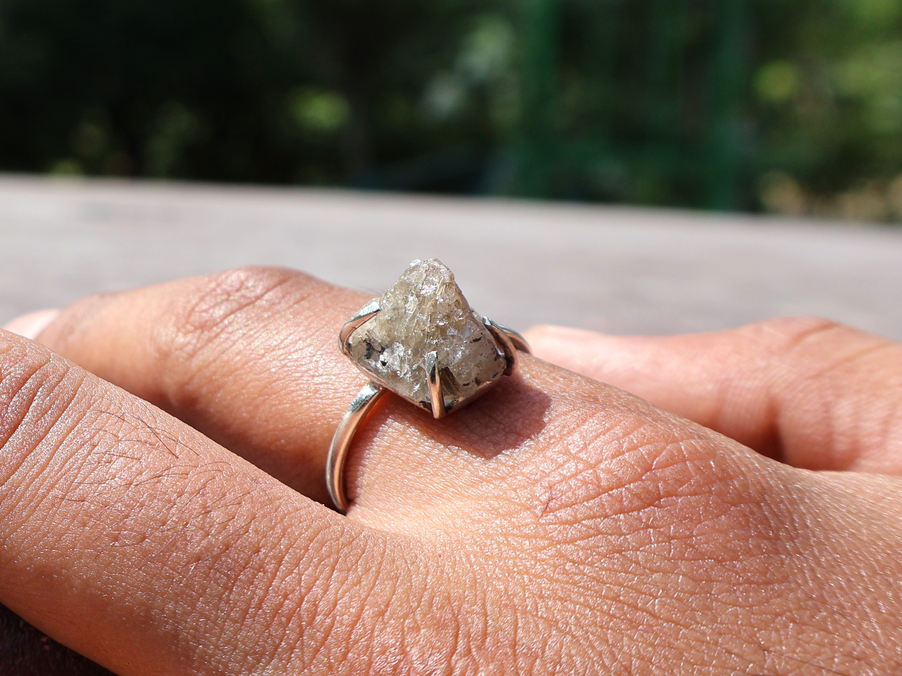 Roh Schwarz Rutil Ring 925 Sterling Silber Ring Stapelring Geburtsstein Ring Freundschaftsring Versprechensring