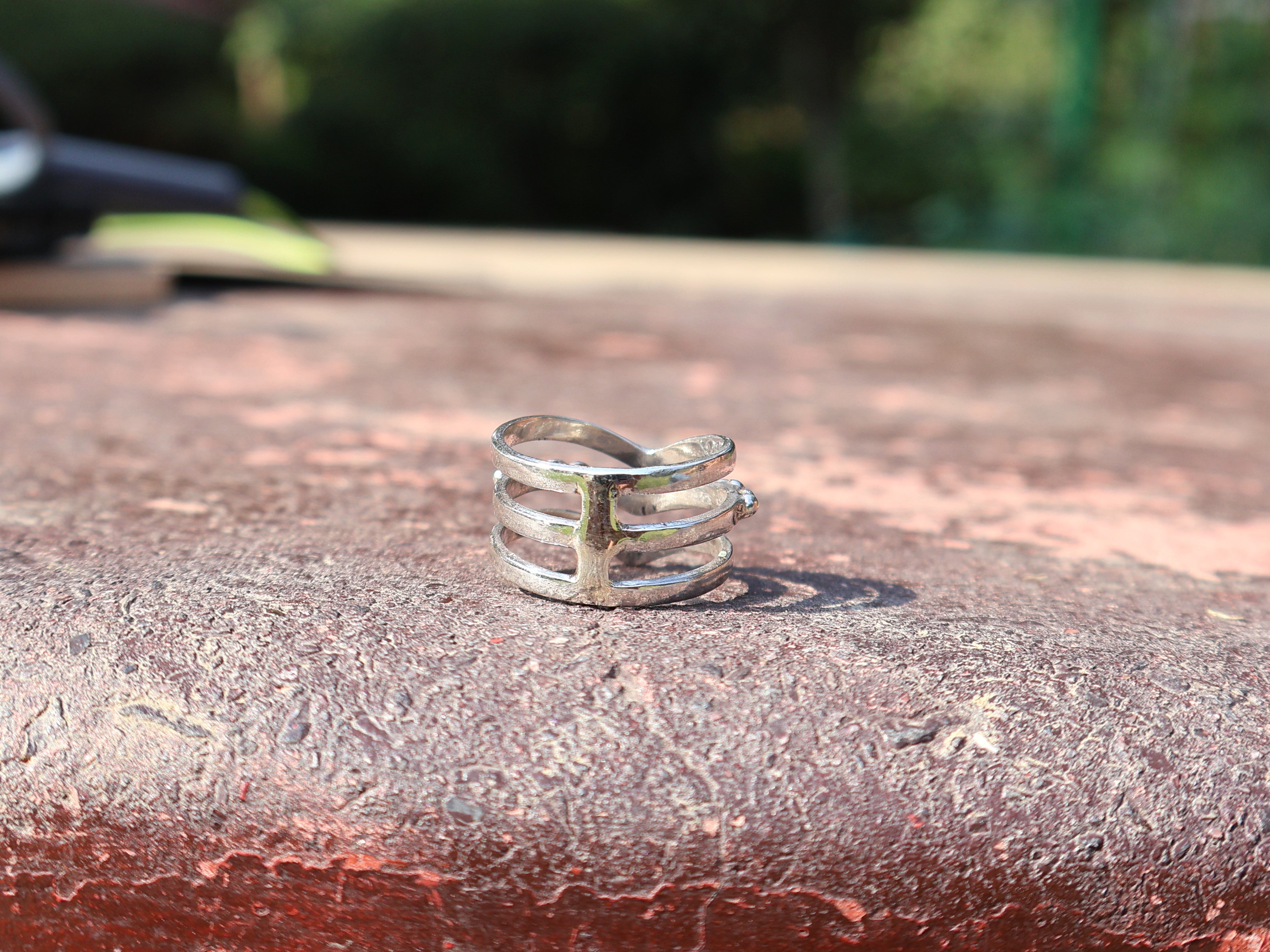 Dreifach-Bandring 925er Sterlingsilber Ring Handgemachter Bandring Einzigartiger Ring Geschenkring Für Sie