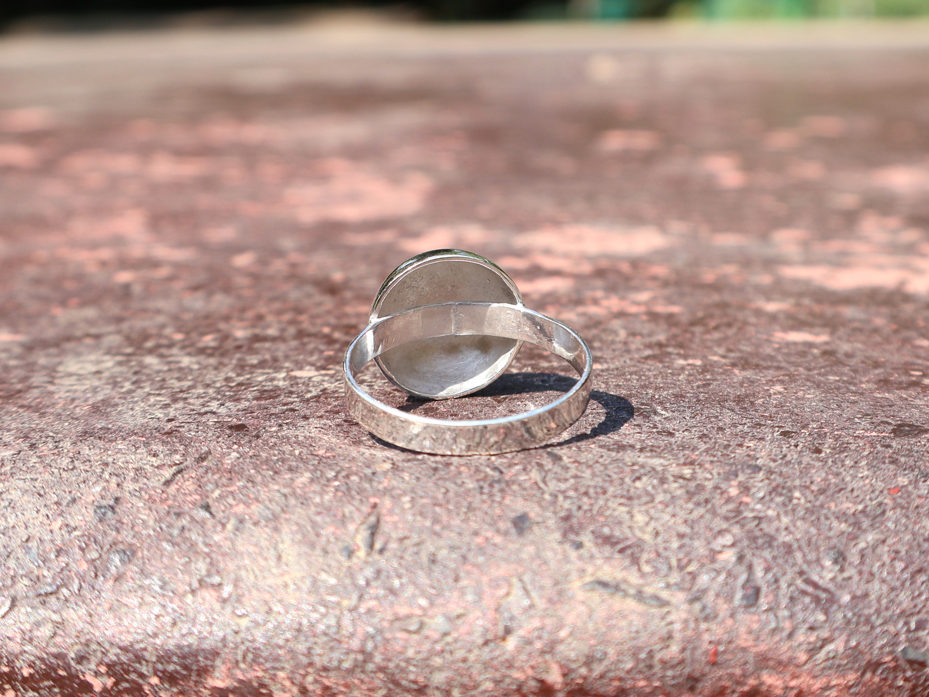 Halbkugel Ring 925 Sterling Silber Ring Kuppelring Alltagsring Geschenk für sie Boho Zierlicher Ring