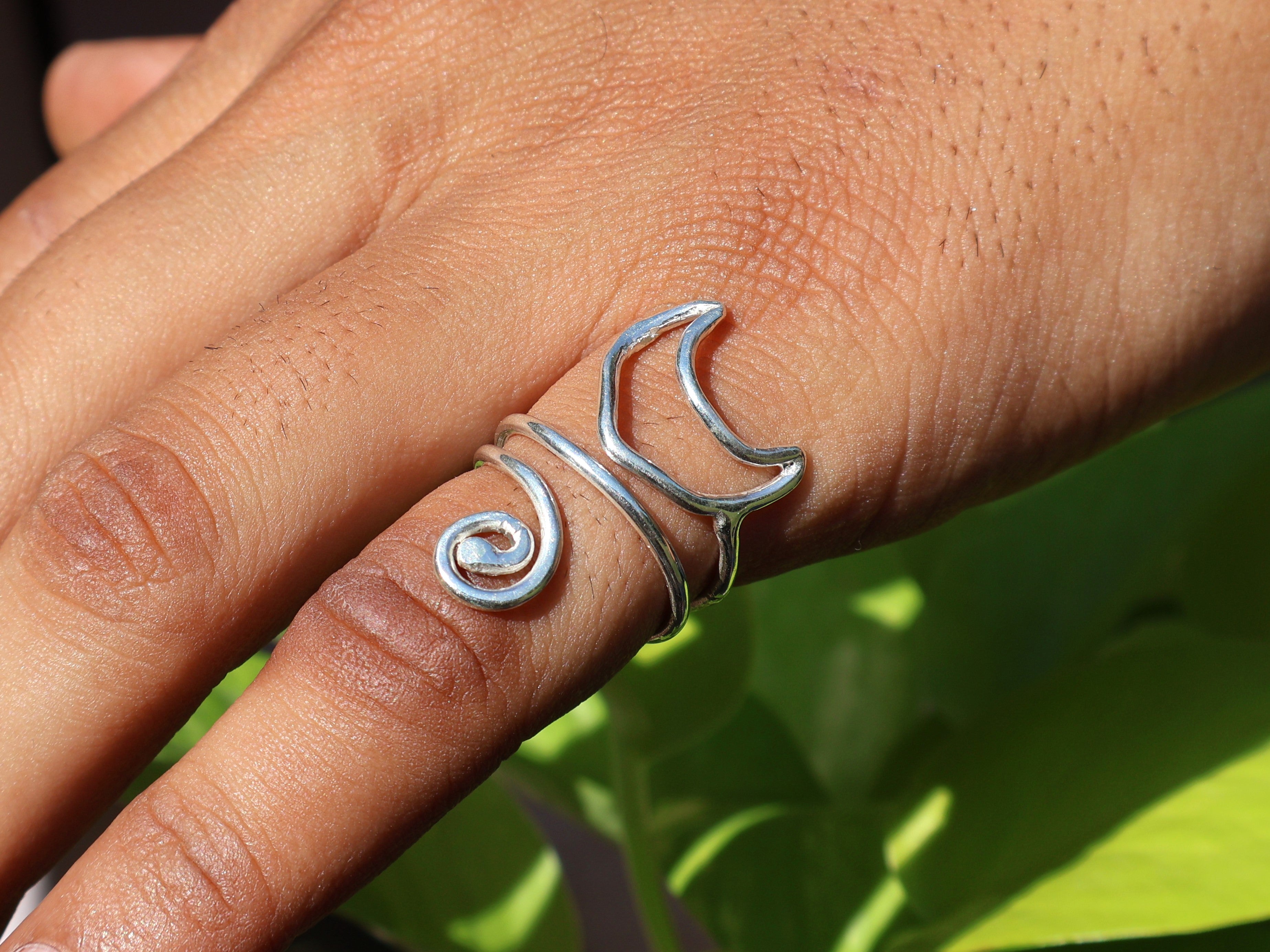 Katzenring Sterling Silber 925 Katzenschmuck Katzenliebhaber Geschenk Handgemachter Statement Ring Boho Ring Geschenk für Sie