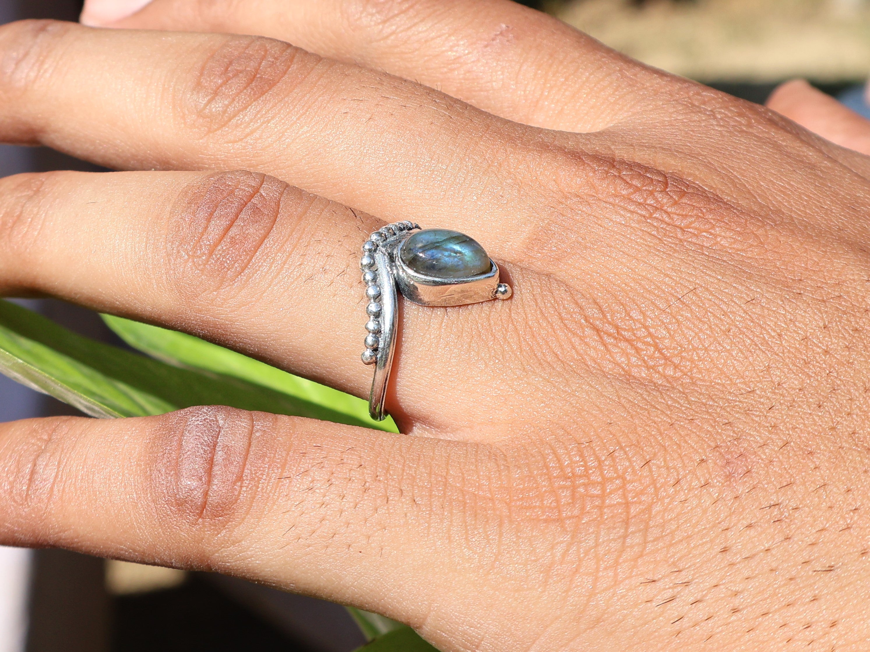 Labradorit Ring 925 Sterling Silber Ring Edelsteinring Handgemachter Natürlicher Labradorit Geschenk Für Sie