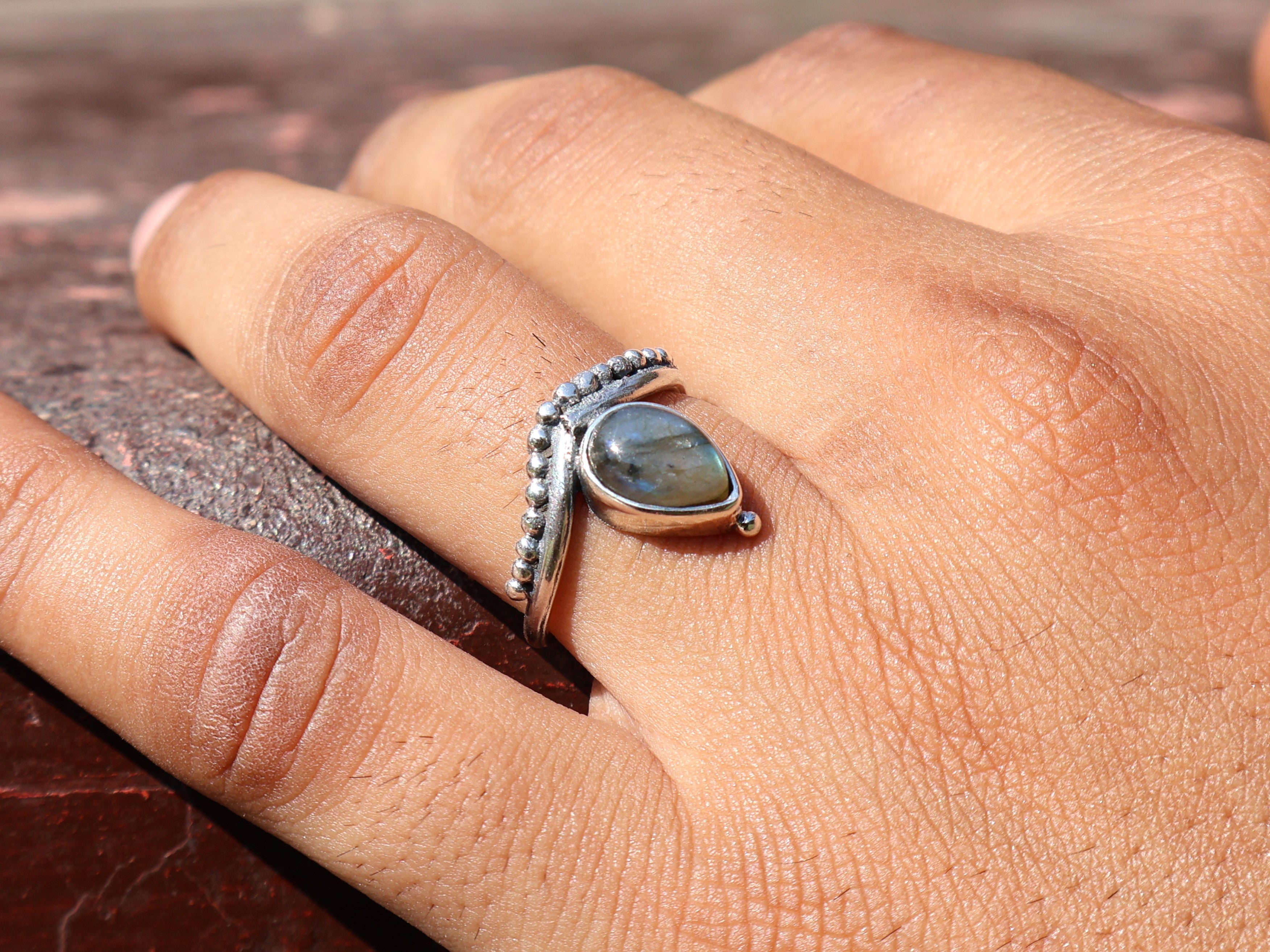 Labradorit Ring 925 Sterling Silber Ring Edelsteinring Handgemachter Natürlicher Labradorit Geschenk Für Sie
