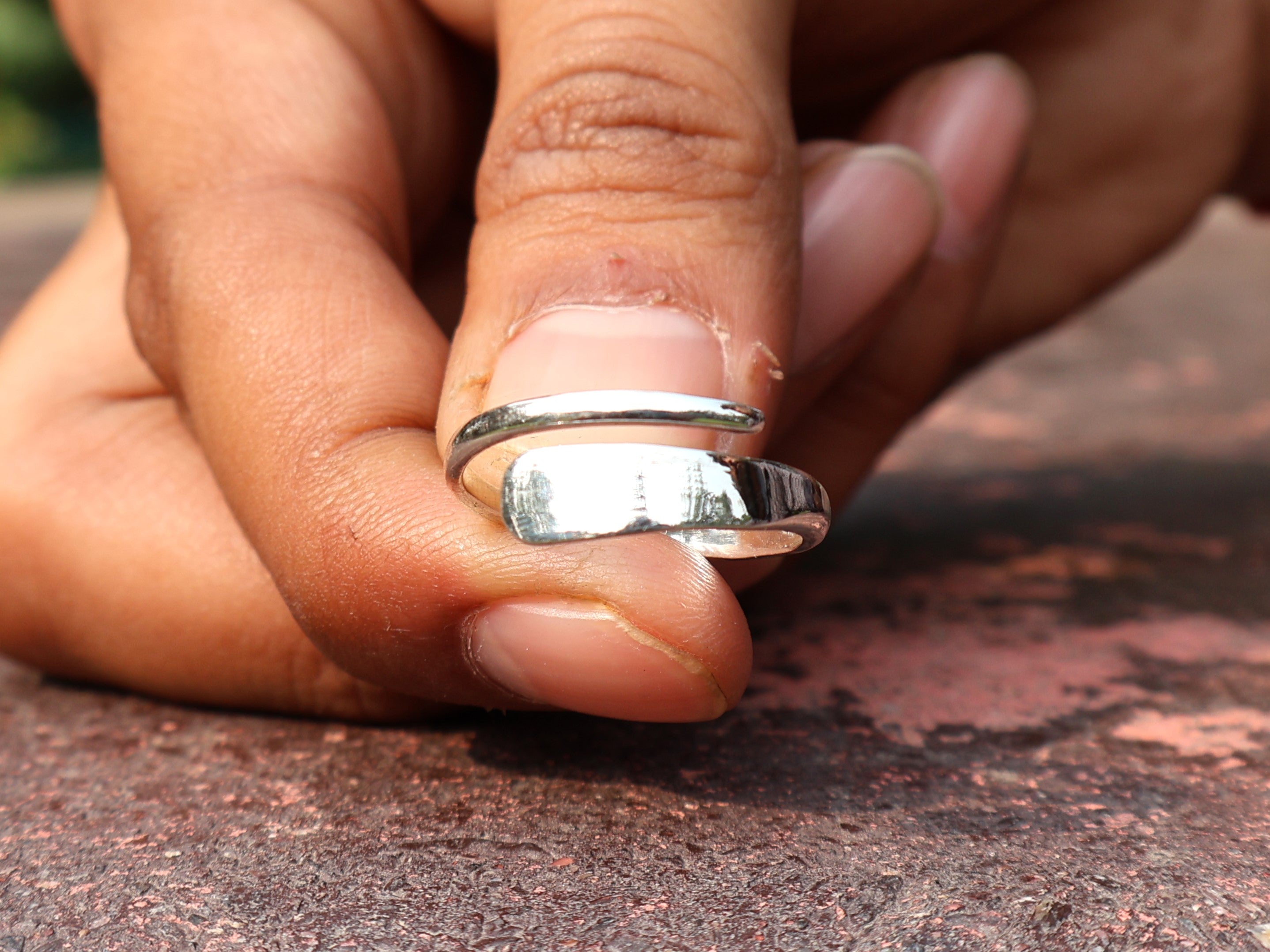 Handgefertigter Spiralring aus 925 Sterling Silber, Spiral-Schmuck, Damenring, einzigartiger Stapelring, Geschenk für Sie