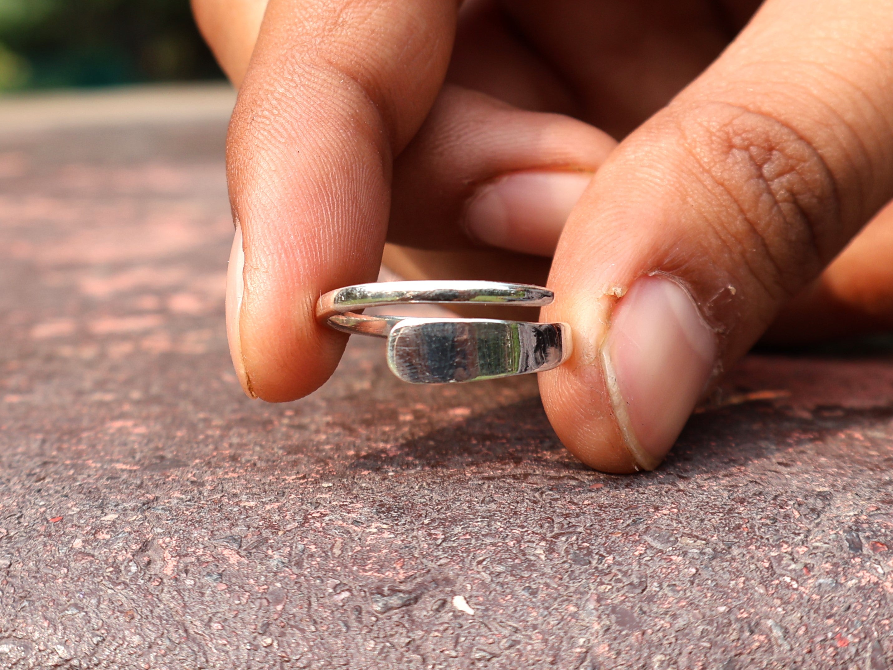 Handgefertigter Spiralring aus 925 Sterling Silber, Spiral-Schmuck, Damenring, einzigartiger Stapelring, Geschenk für Sie