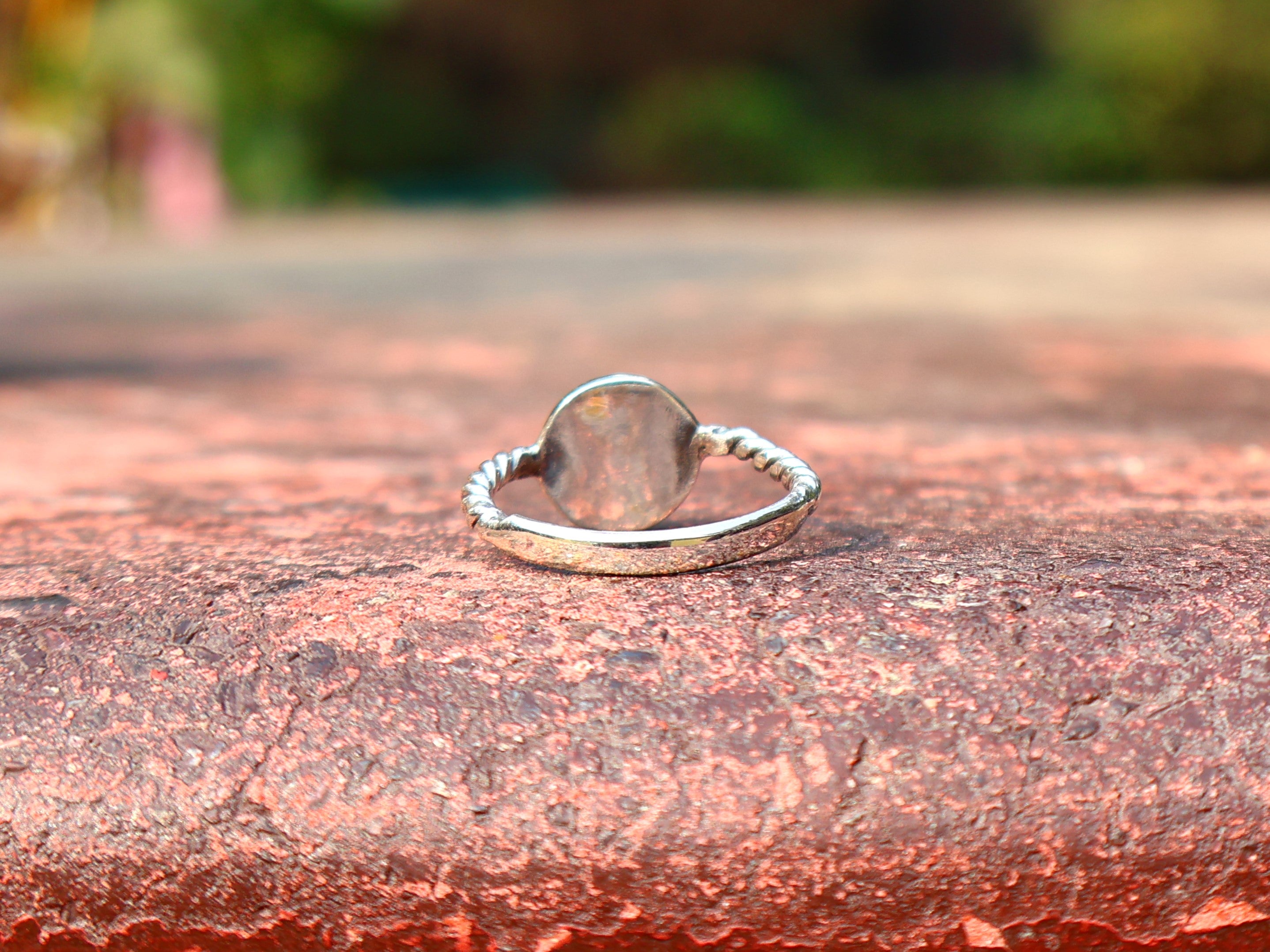 925 Sterling Silber Kugelring Kugelring Stapelring Handgemachter Ring Böhmischer Ring Geschenk für Sie