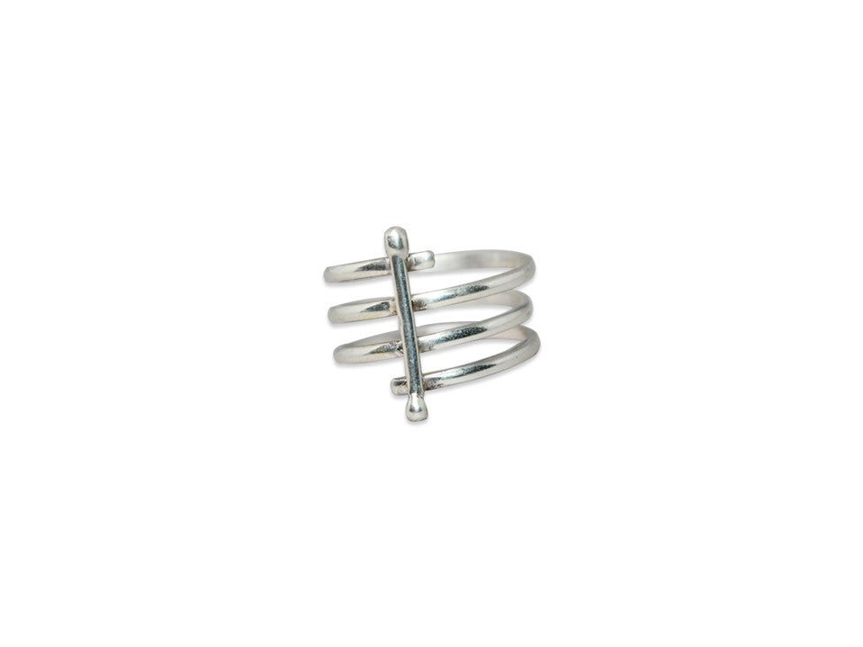 Silberner Wickelring Spiralring 925 Sterling Silber Ring Wickelring Statement Ring Silberner Fingerring Damenring