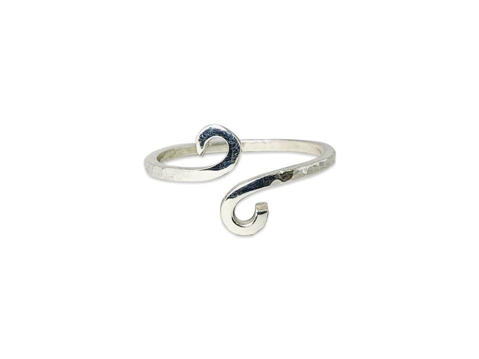 Sterling Silber Spiralring Handgemachter Wirbelring Schlichter Silberring Minimalistischer Boho Ring Geschenk Für Sie